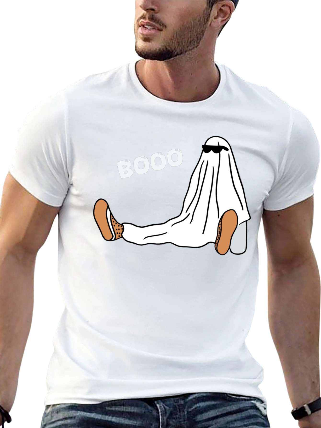 Funny Halloween Ghost Boo T-Shirt