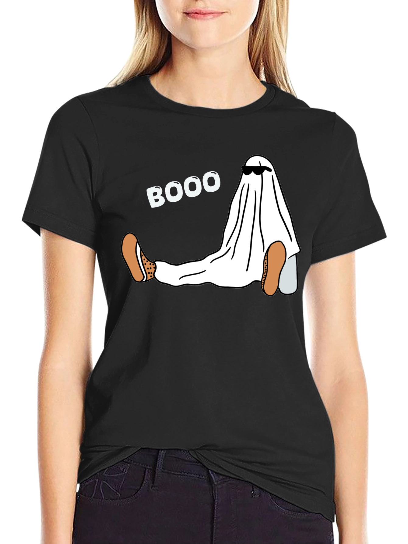 Funny Halloween Ghost Boo T-Shirt