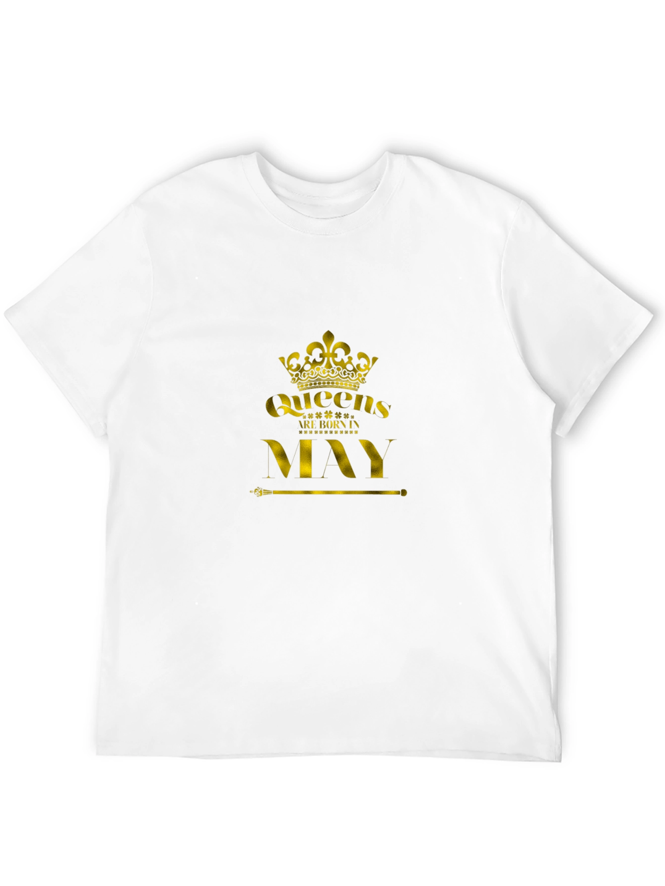 Queens Are Born in May T-Shirt