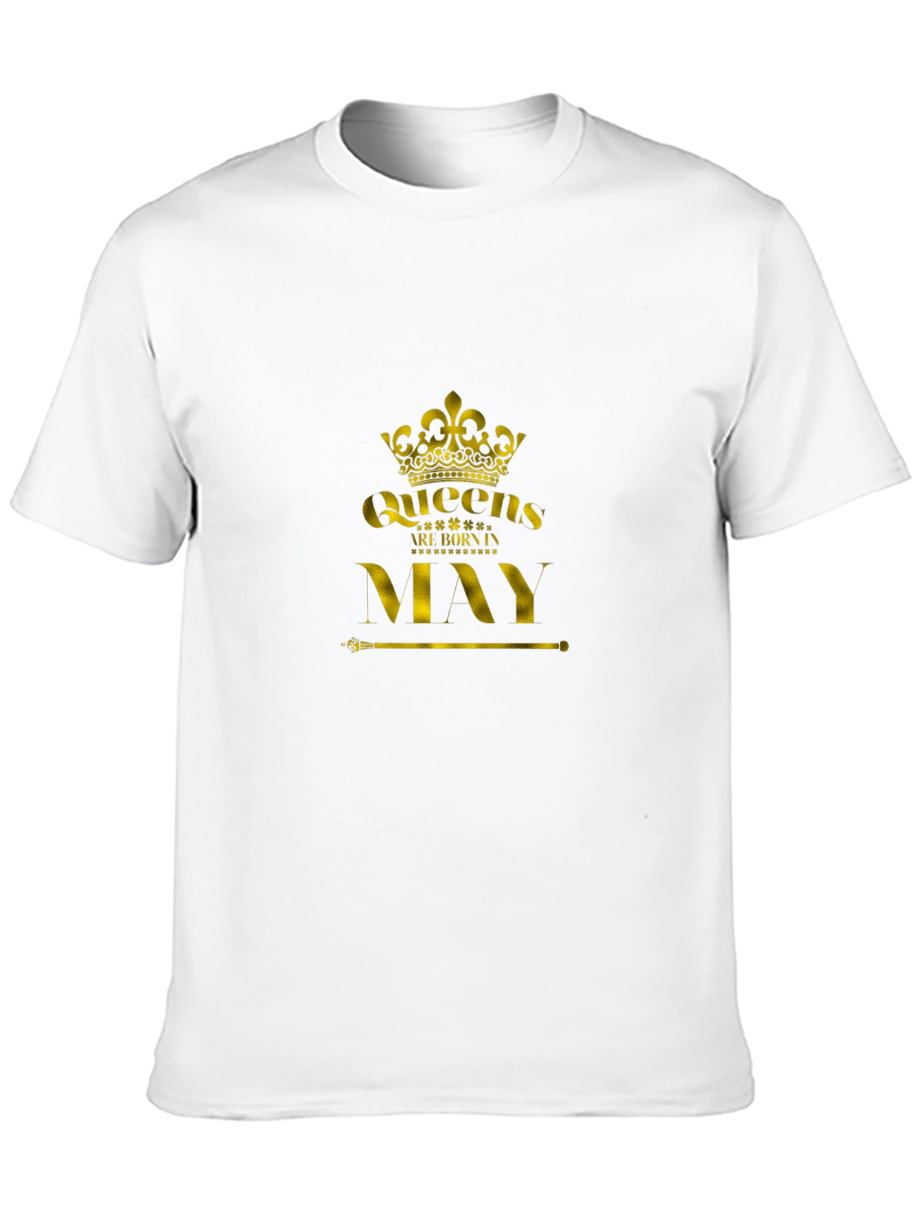 Queens Are Born in May T-Shirt
