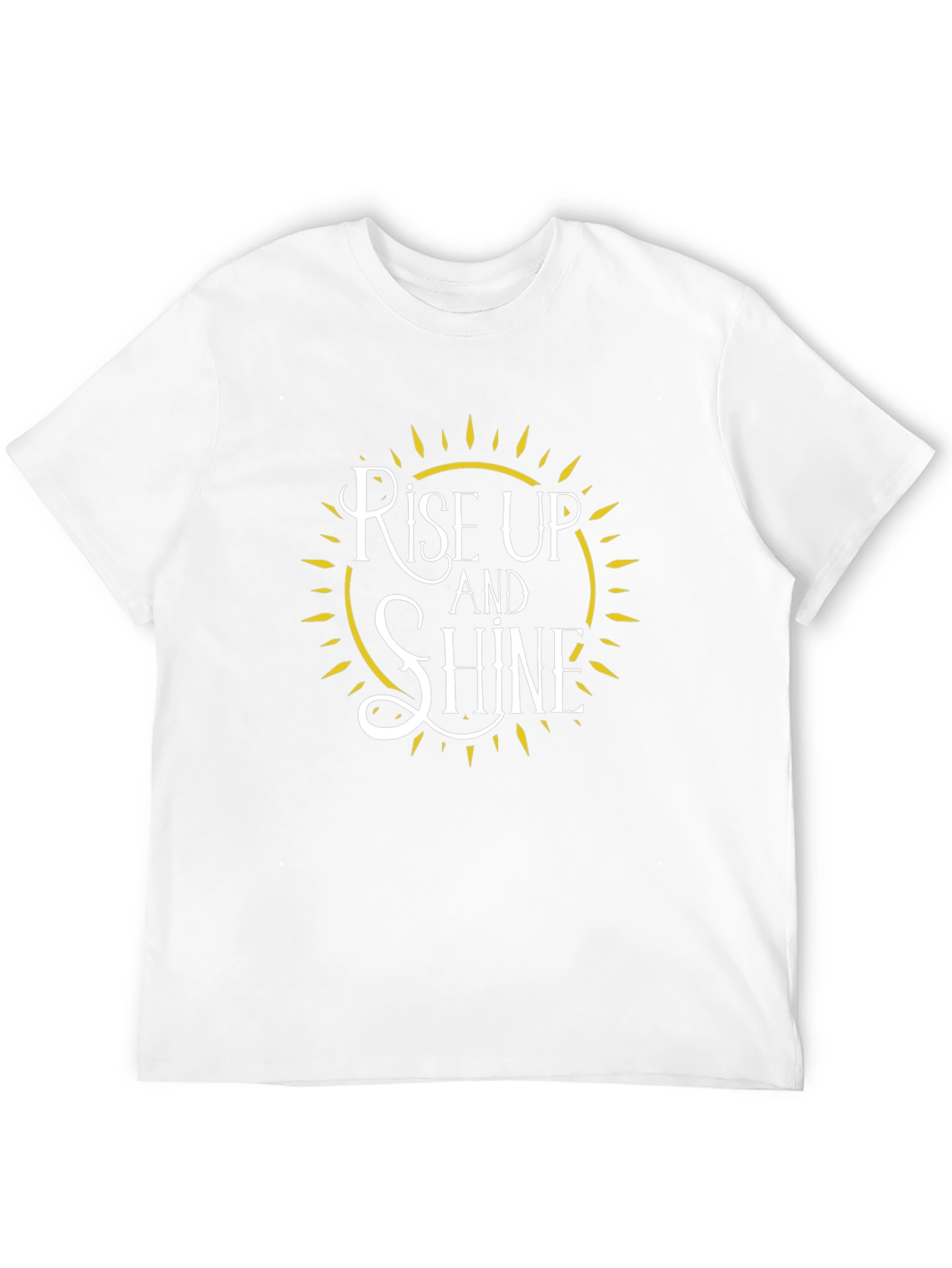 Rise Up and Shine Black Graphic Tee
