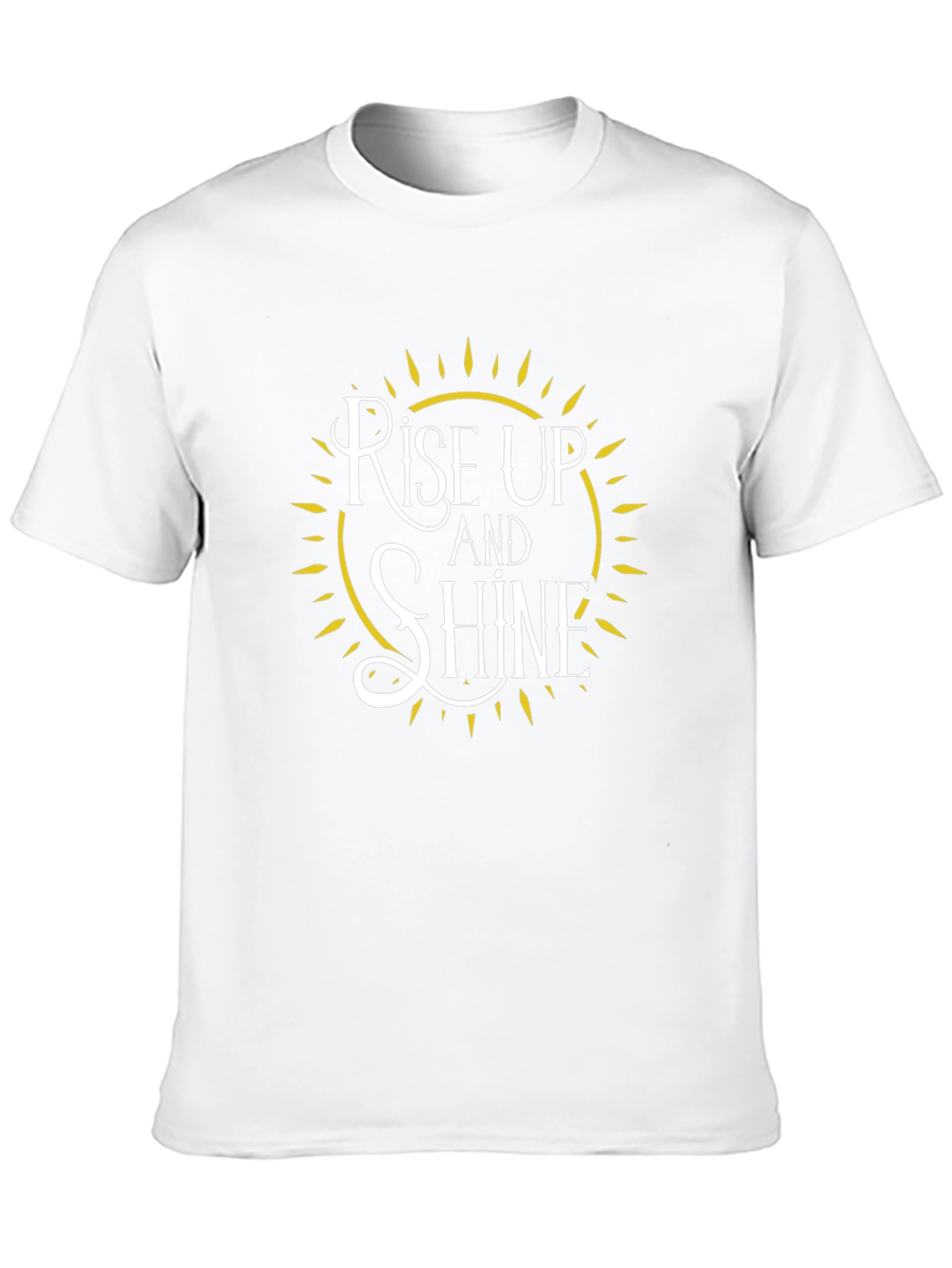 Rise Up and Shine Black Graphic Tee