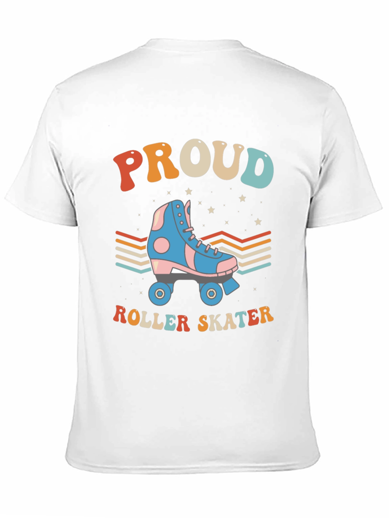 Proud Roller Skater Graphic Tee Retro Style T-Shirt