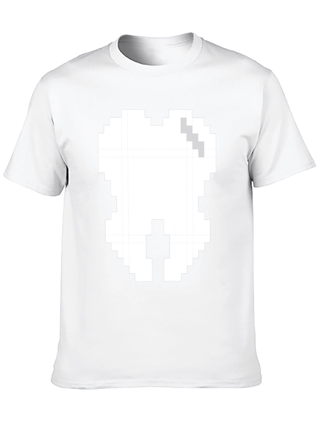 Pixel Tooth Graphic Tee - Black Cotton