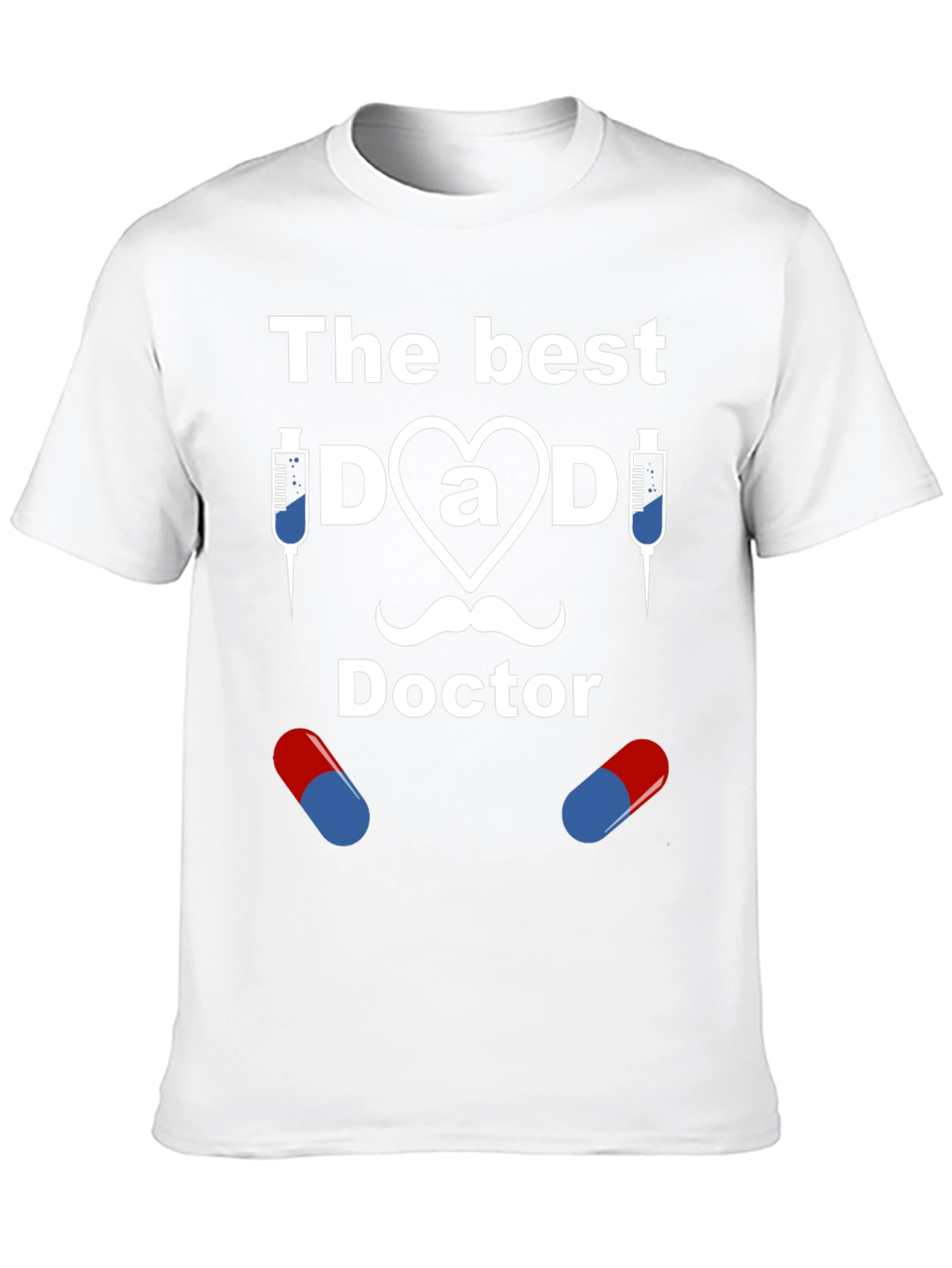 The Best Dad Doctor Graphic T-Shirt