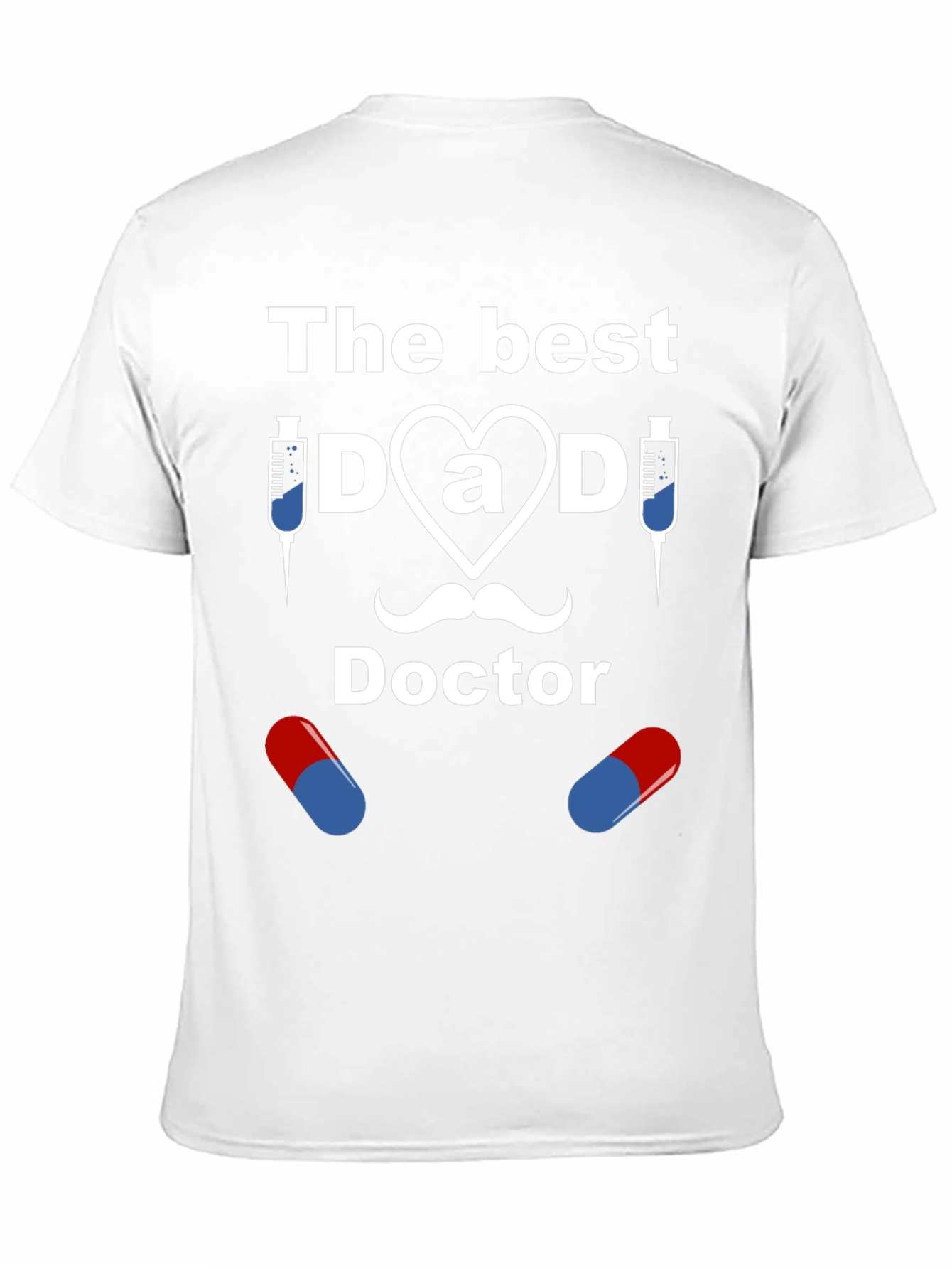 The Best Dad Doctor Graphic T-Shirt