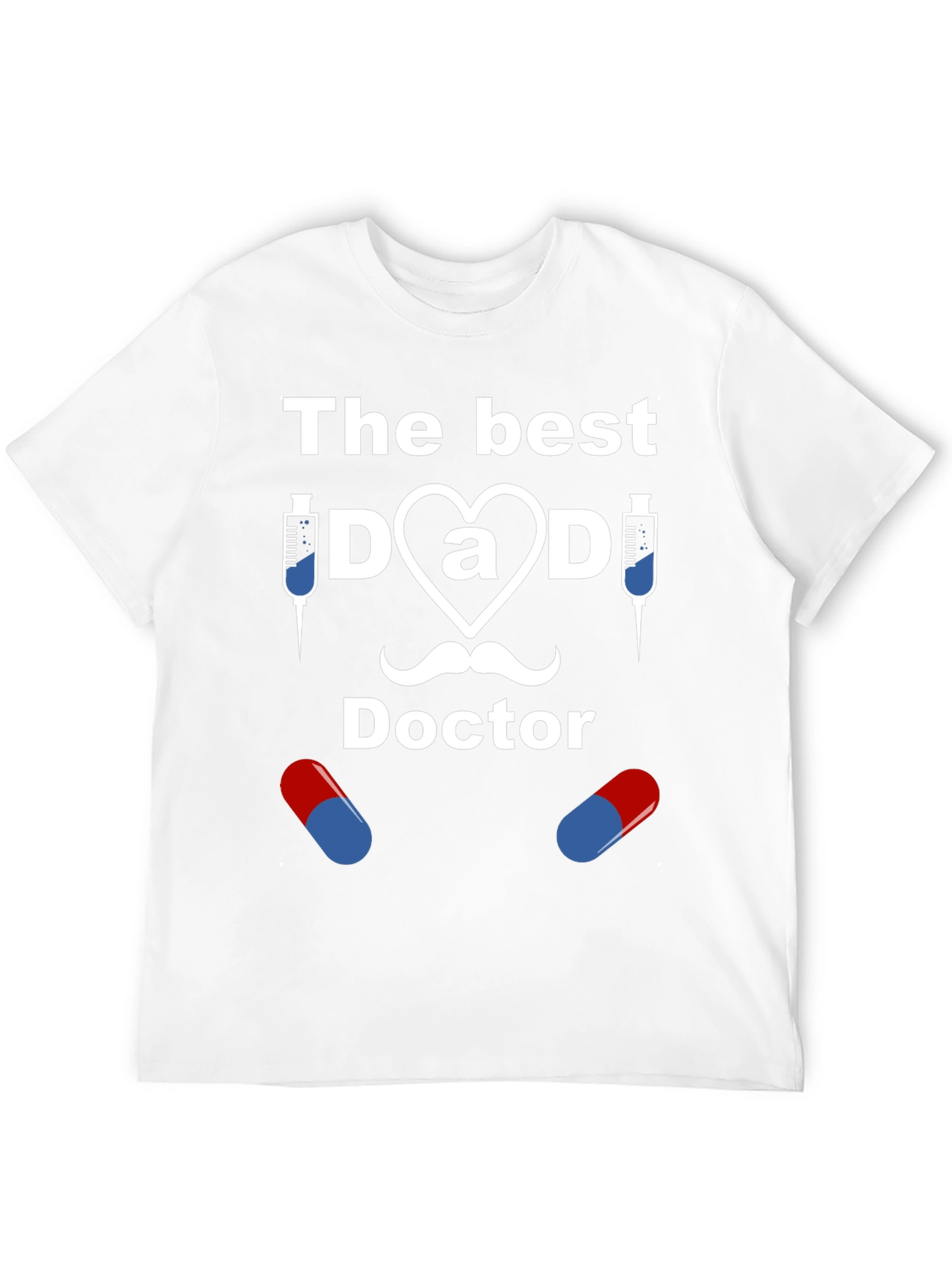 The Best Dad Doctor Graphic T-Shirt