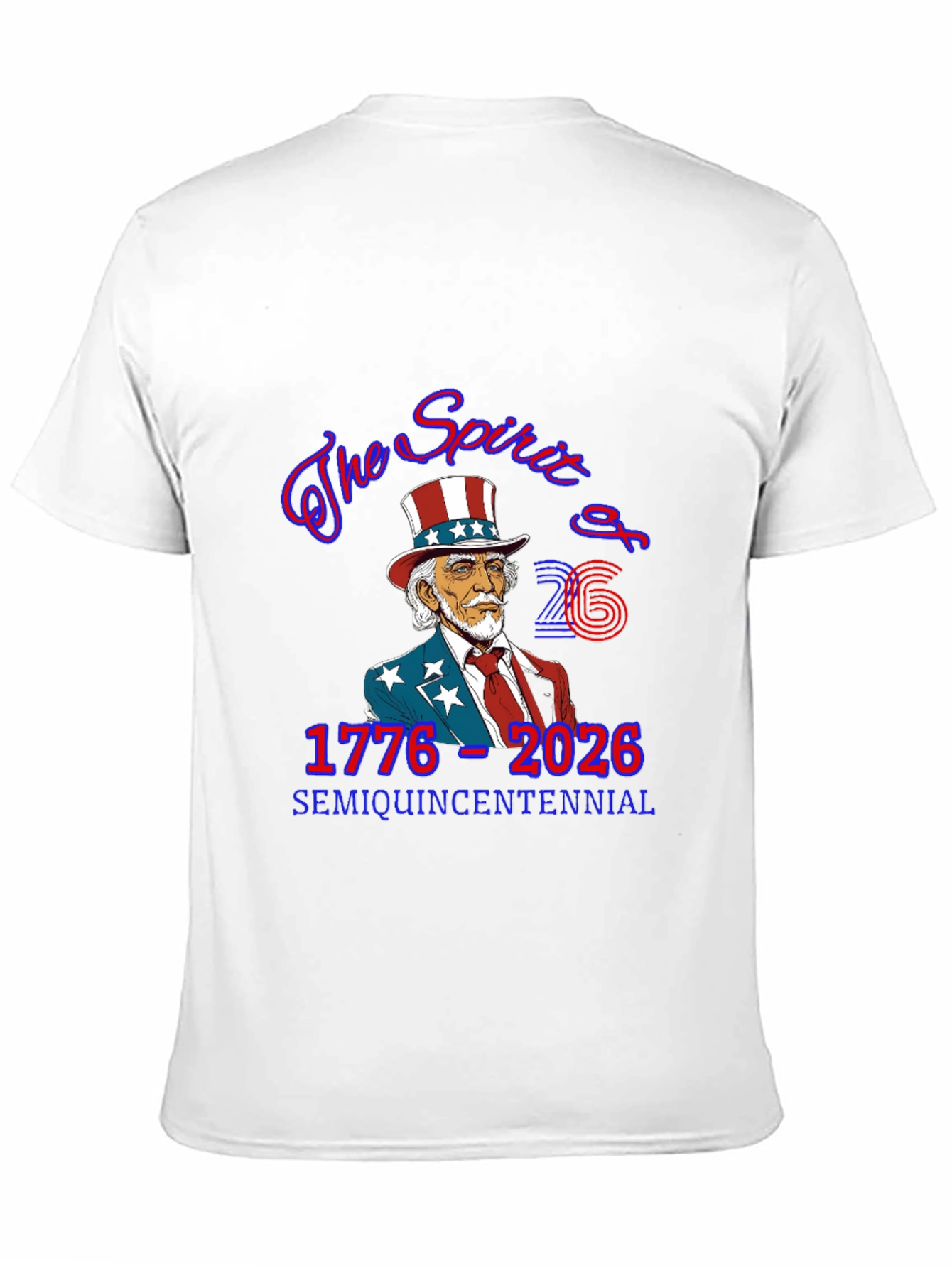 Semi-Quincentennial USA Patriotic T-Shirt