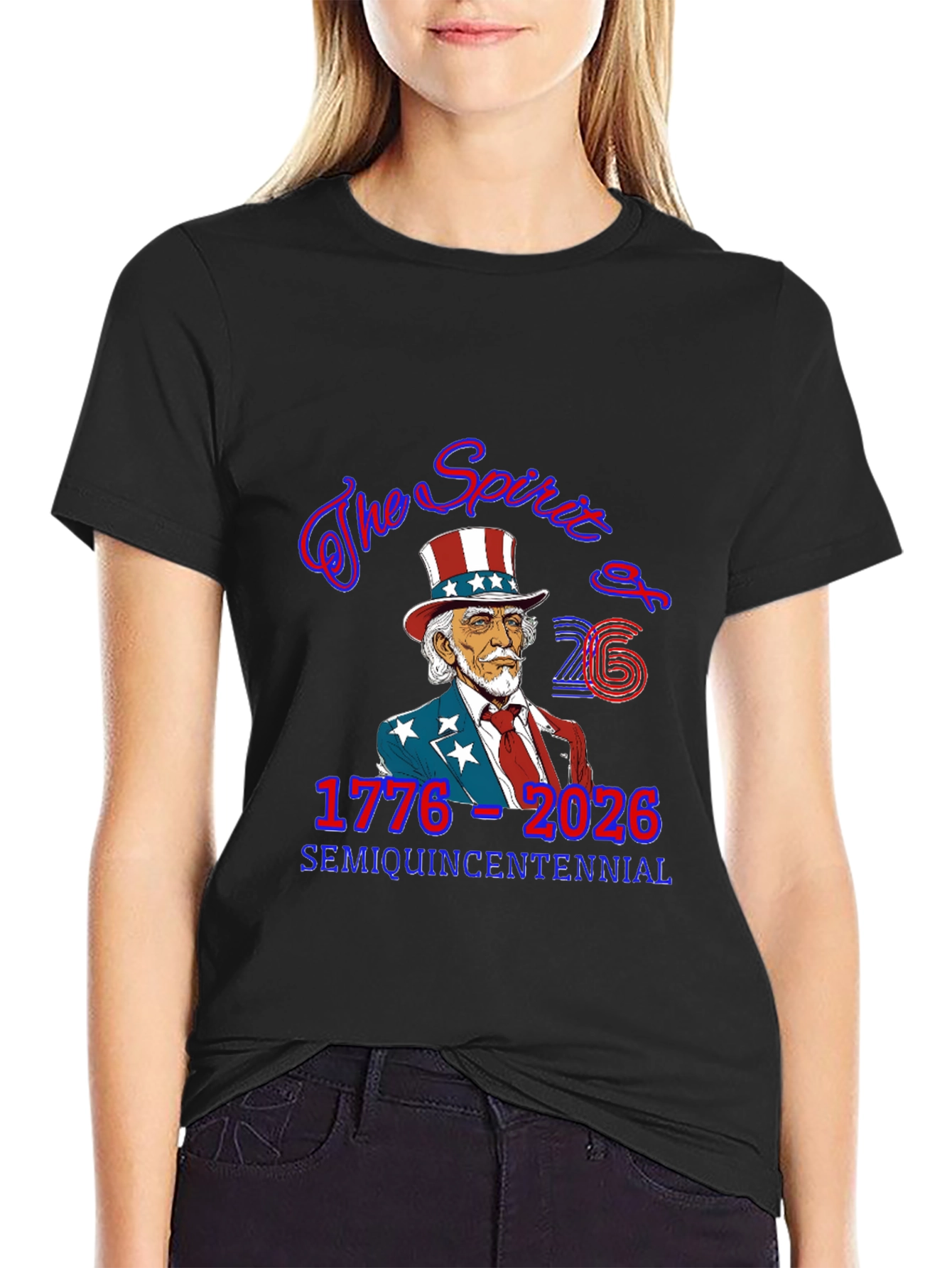 Semi-Quincentennial USA Patriotic T-Shirt