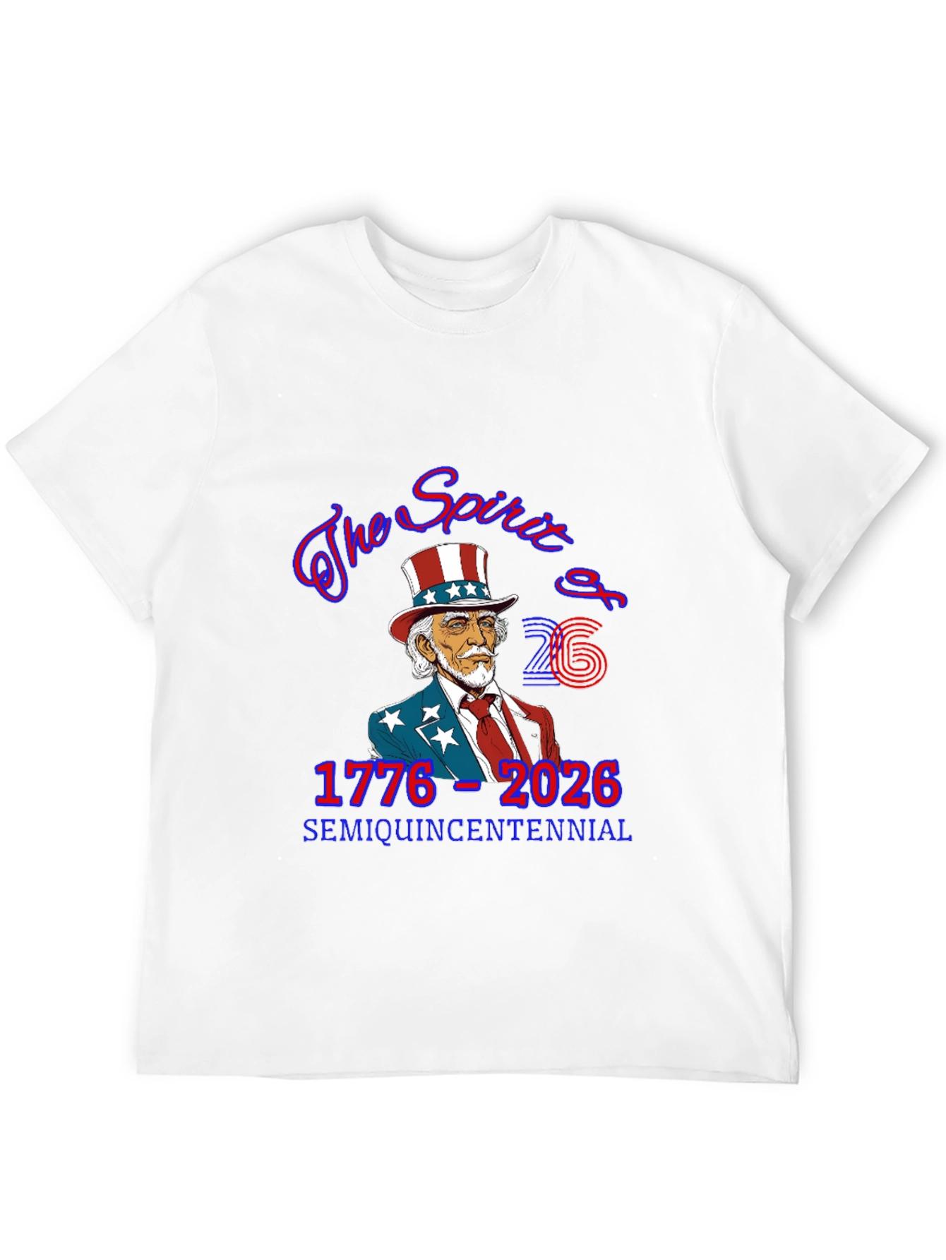 Semi-Quincentennial USA Patriotic T-Shirt