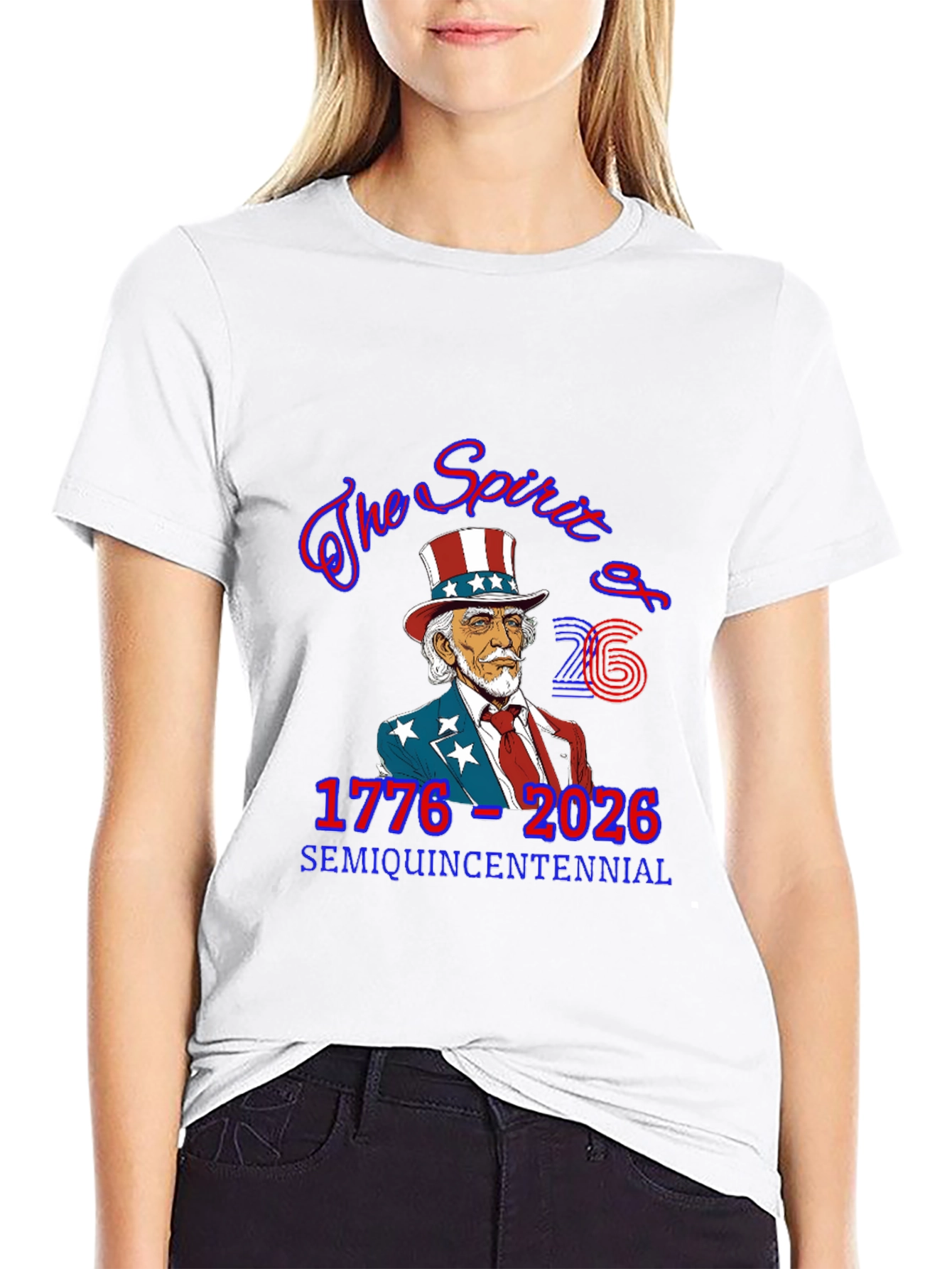 Semi-Quincentennial USA Patriotic T-Shirt