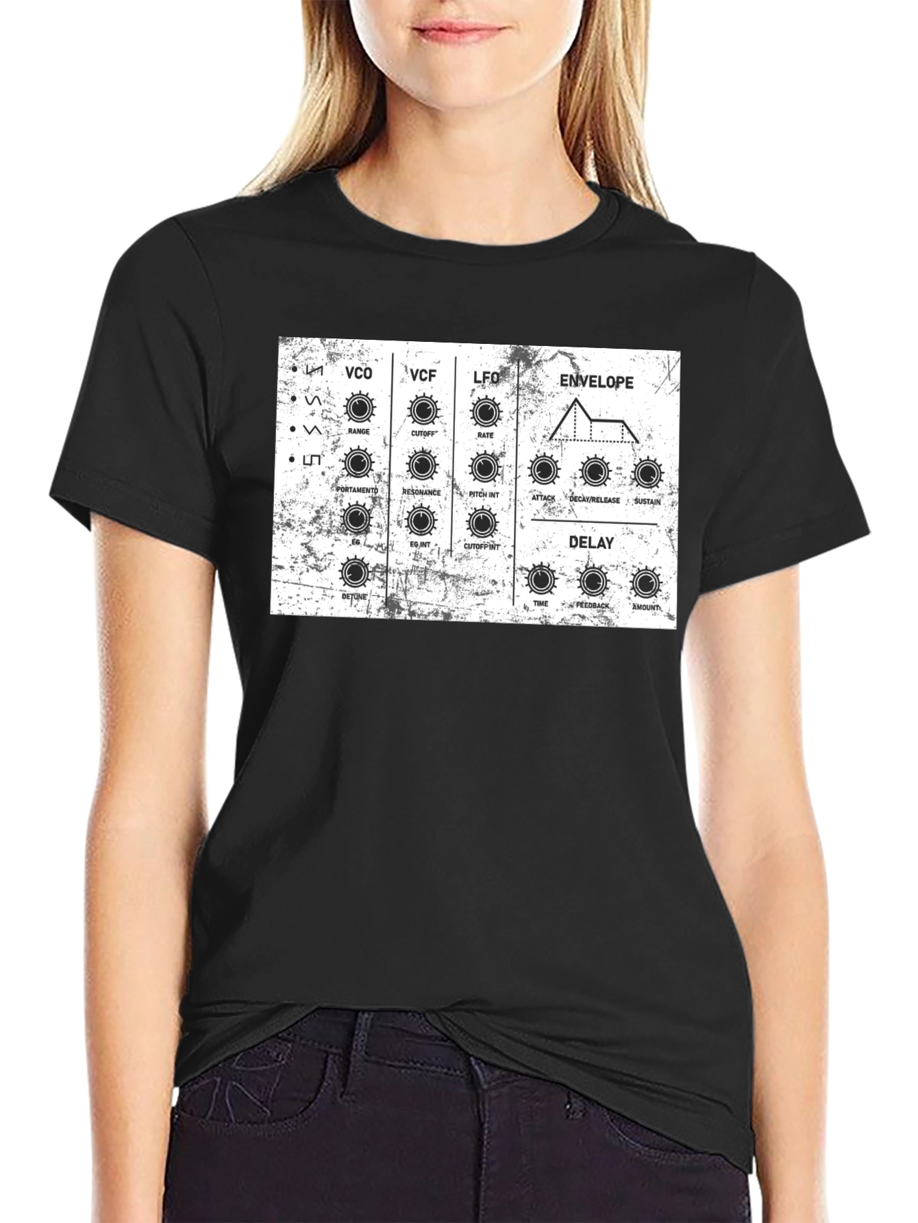 Synthesizer Module Graphic Tee - Musician T-Shirt
