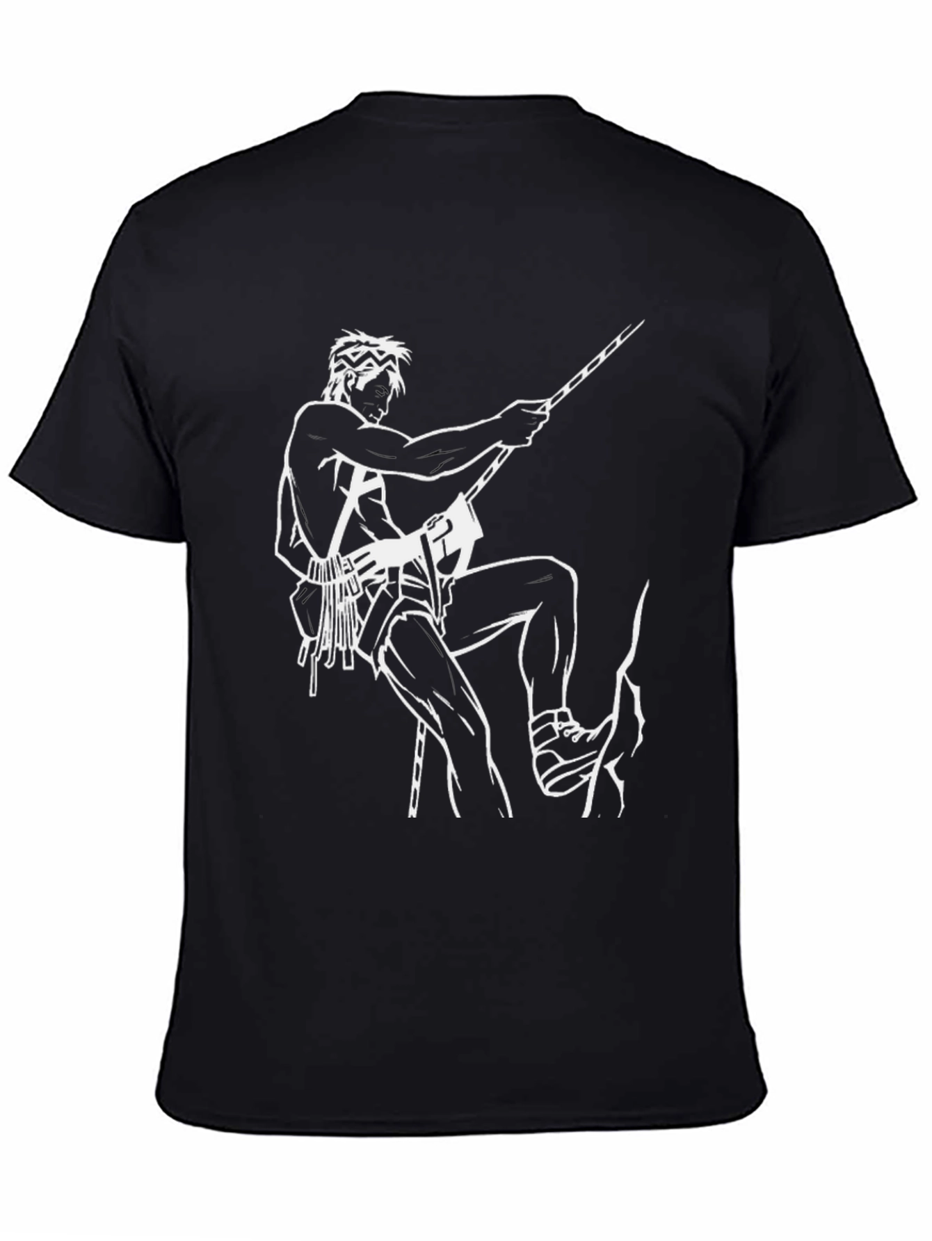 Climbing Man Black T-Shirt
