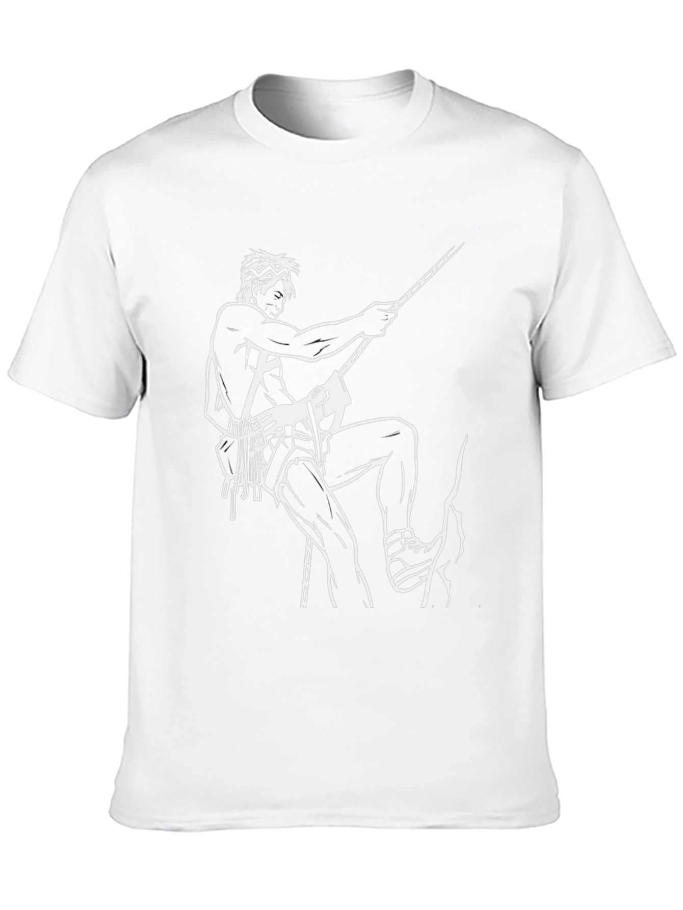 Climbing Man Black T-Shirt
