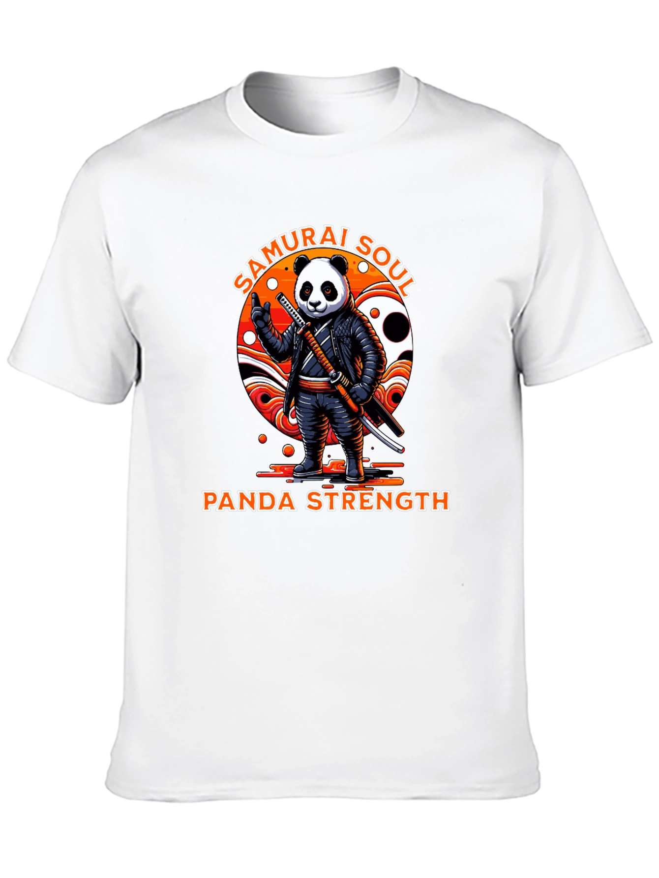 Samurai Panda Graphic Tee - Panda Strength