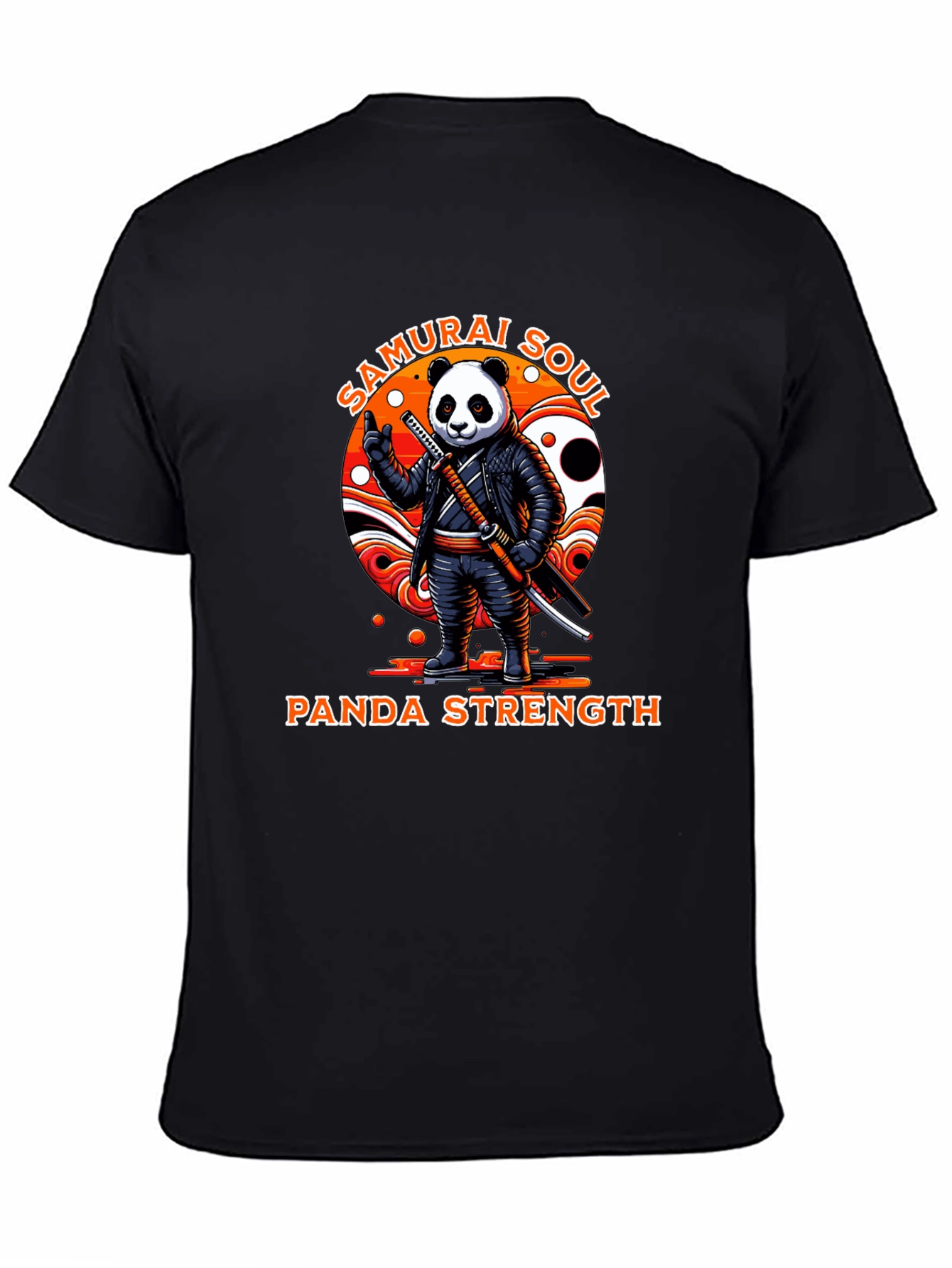 Samurai Panda Graphic Tee - Panda Strength