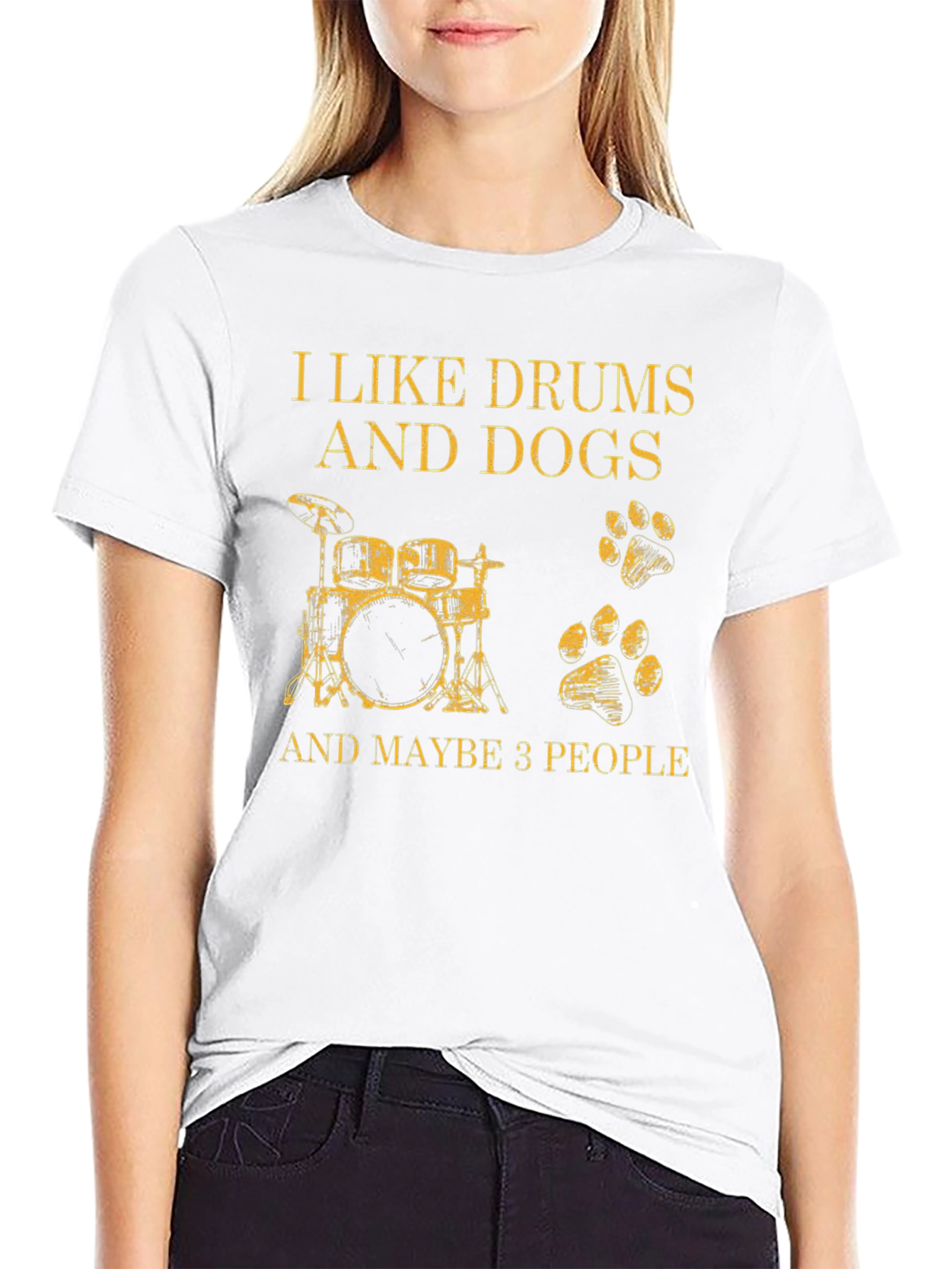 I Like Drums and Dogs T-Shirt