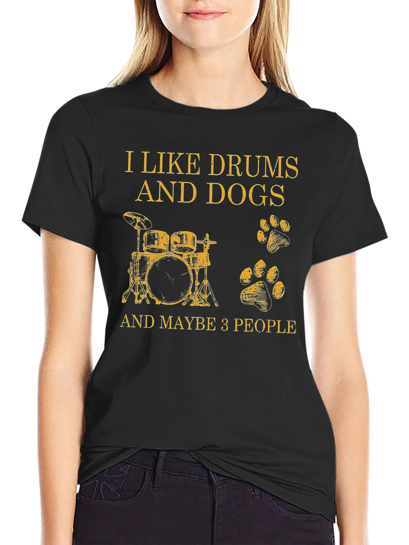 I Like Drums and Dogs T-Shirt