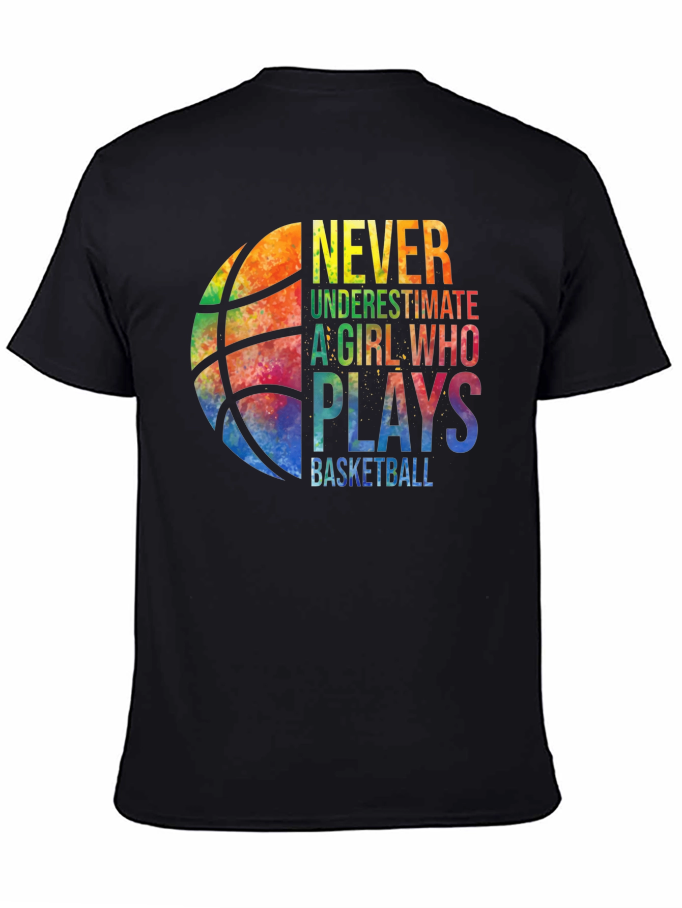 Never Underestimate Basketball Girl T-Shirt