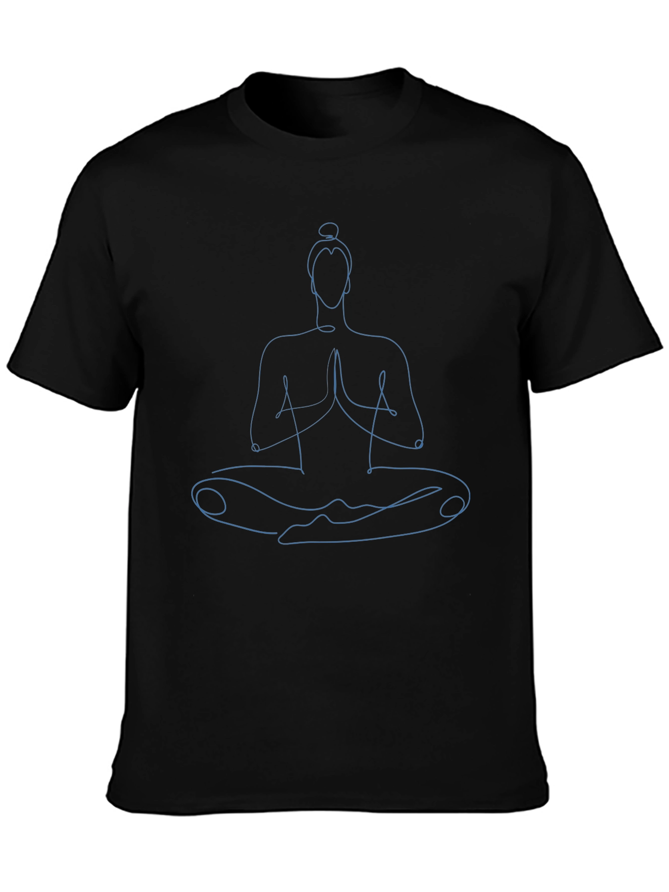 Zen Master T-Shirt - Yoga Meditation Pose Line Art