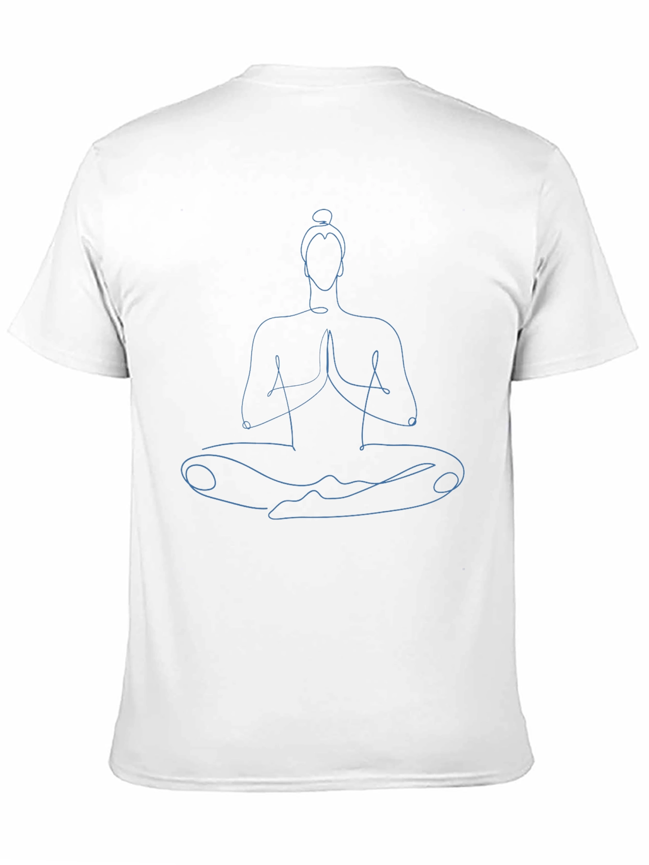 Zen Master T-Shirt - Yoga Meditation Pose Line Art