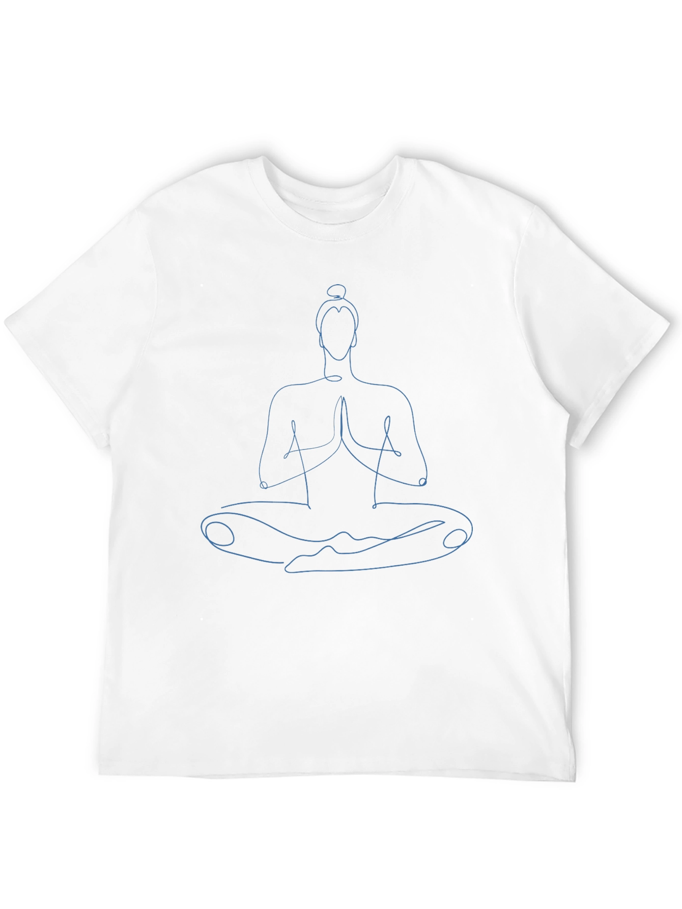 Zen Master T-Shirt - Yoga Meditation Pose Line Art