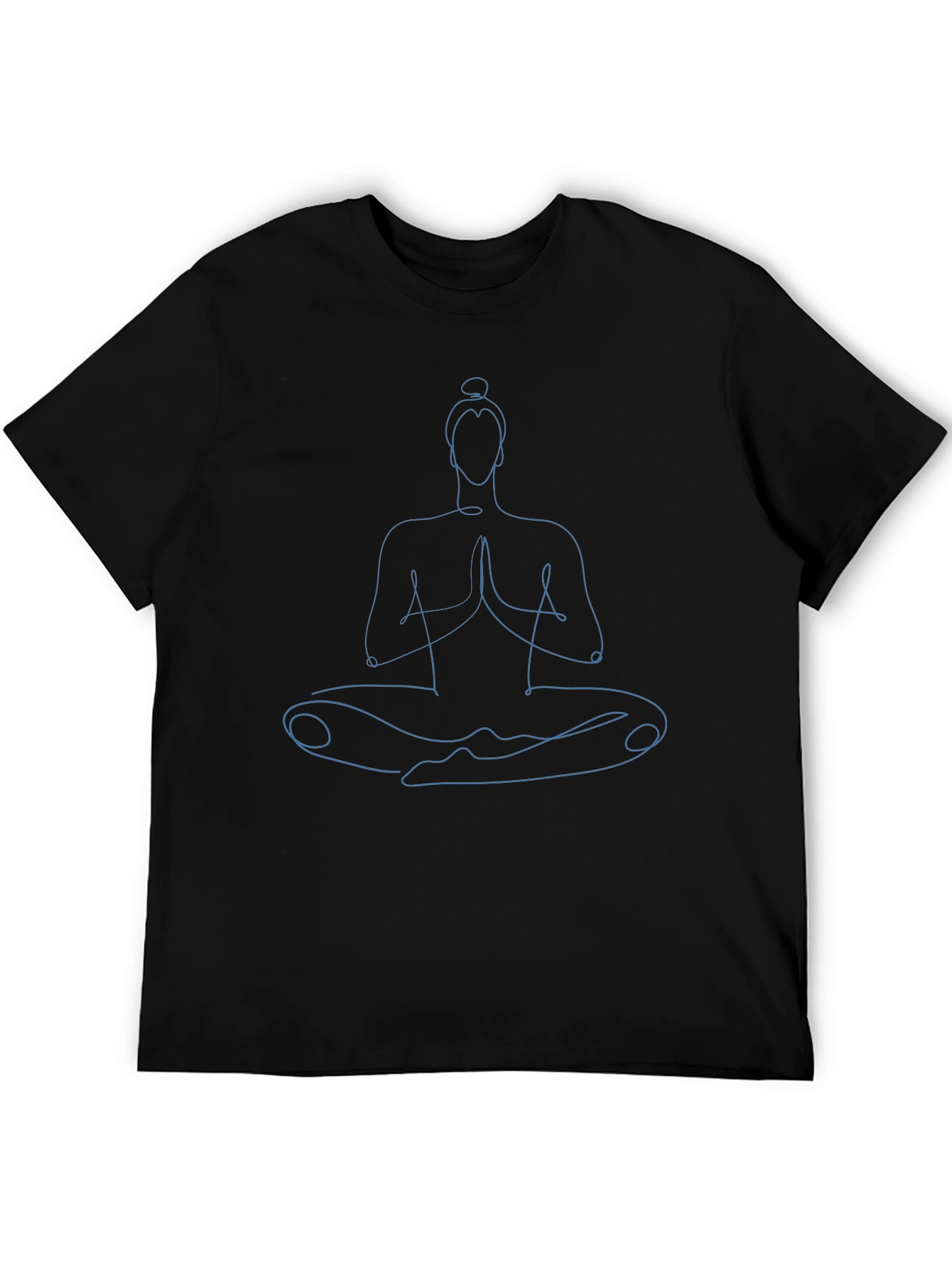 Zen Master T-Shirt - Yoga Meditation Pose Line Art
