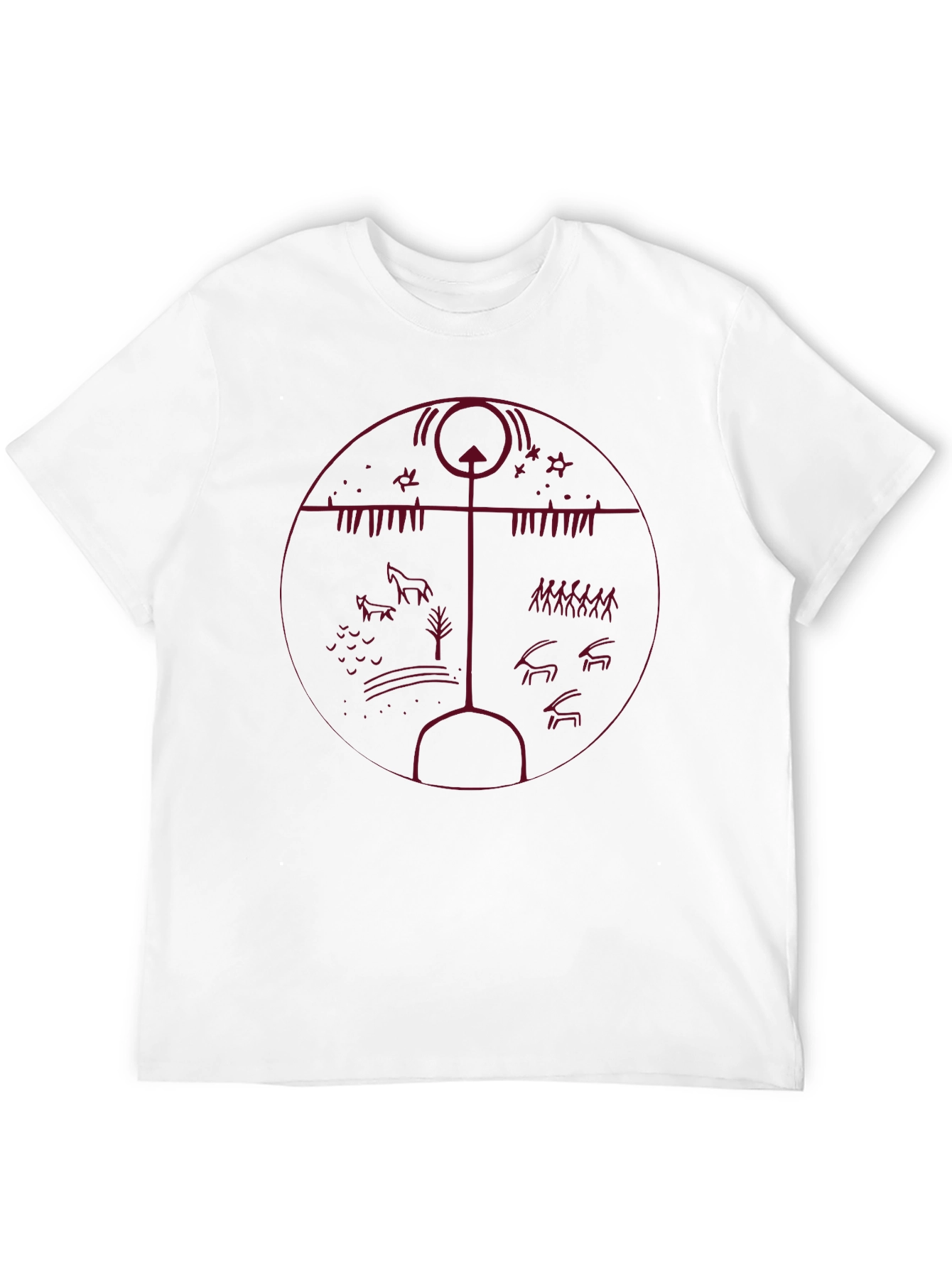 Mystic Rune Graphic Tee - Dark