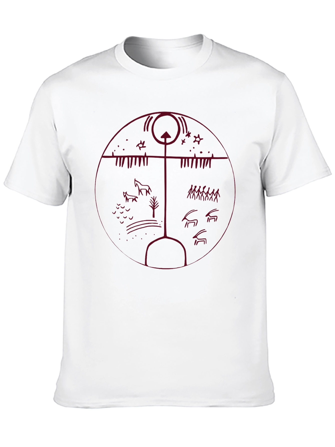 Mystic Rune Graphic Tee - Dark
