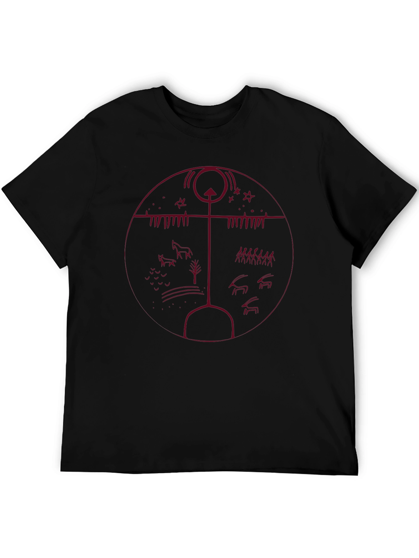 Mystic Rune Graphic Tee - Dark