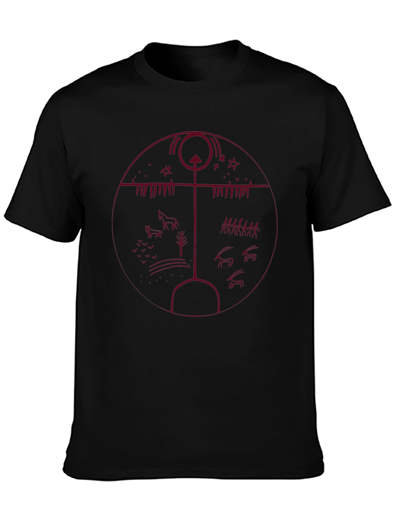 Mystic Rune Graphic Tee - Dark