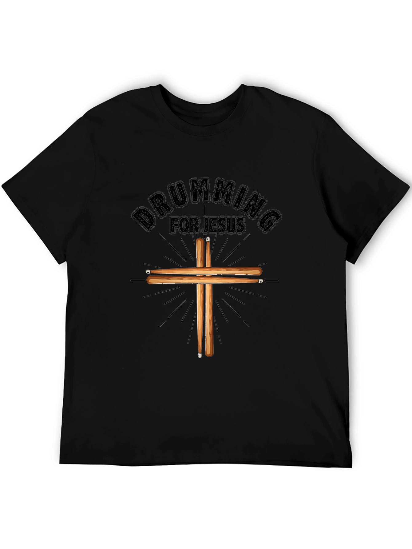 Drumming for Jesus Graphic T-Shirt