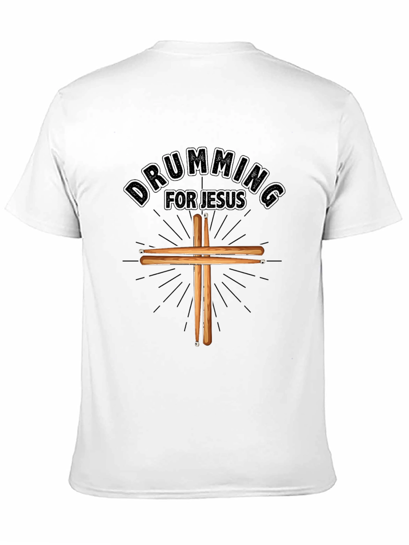 Drumming for Jesus Graphic T-Shirt