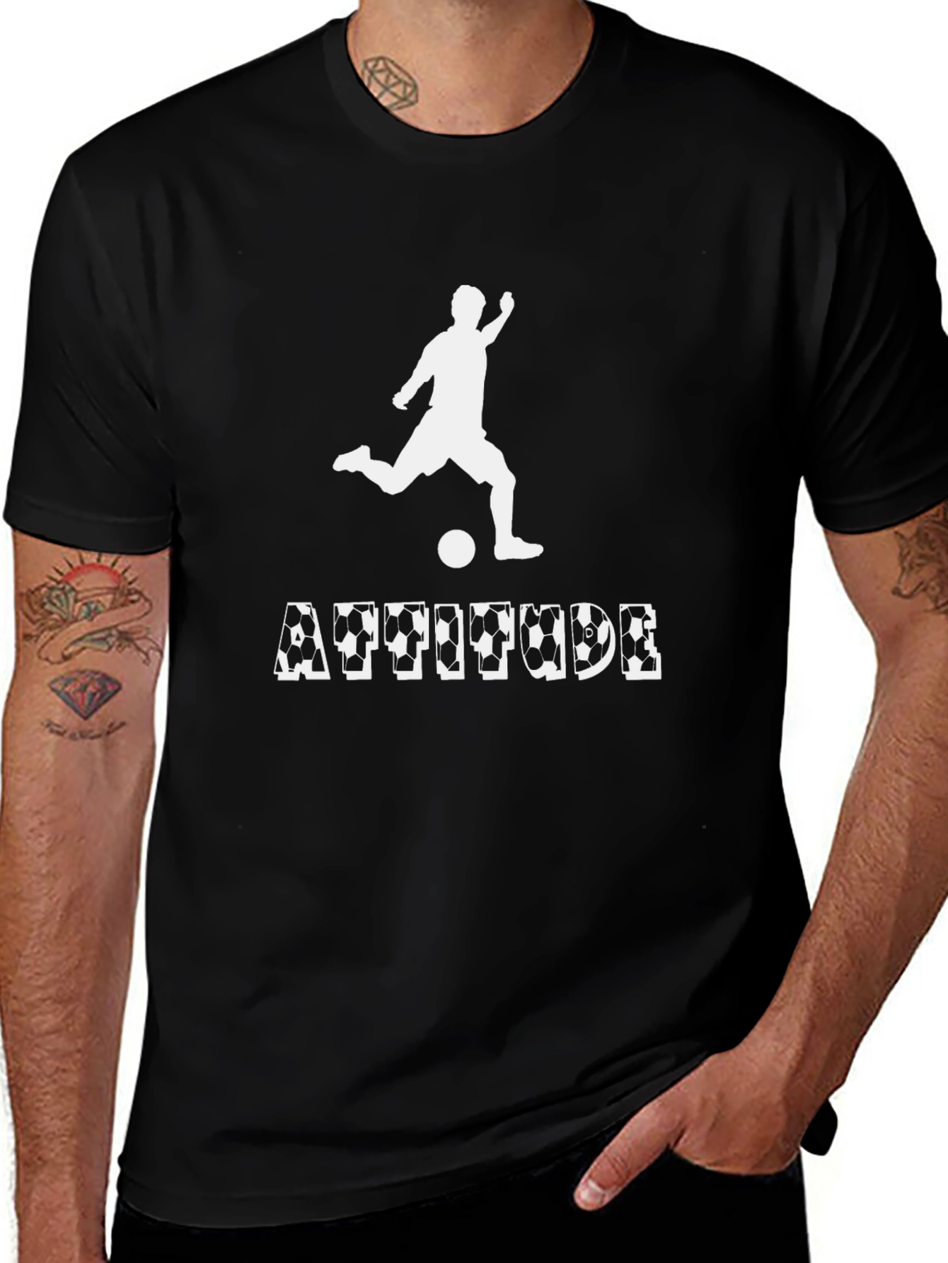 Attitude Soccer Graphic Tee