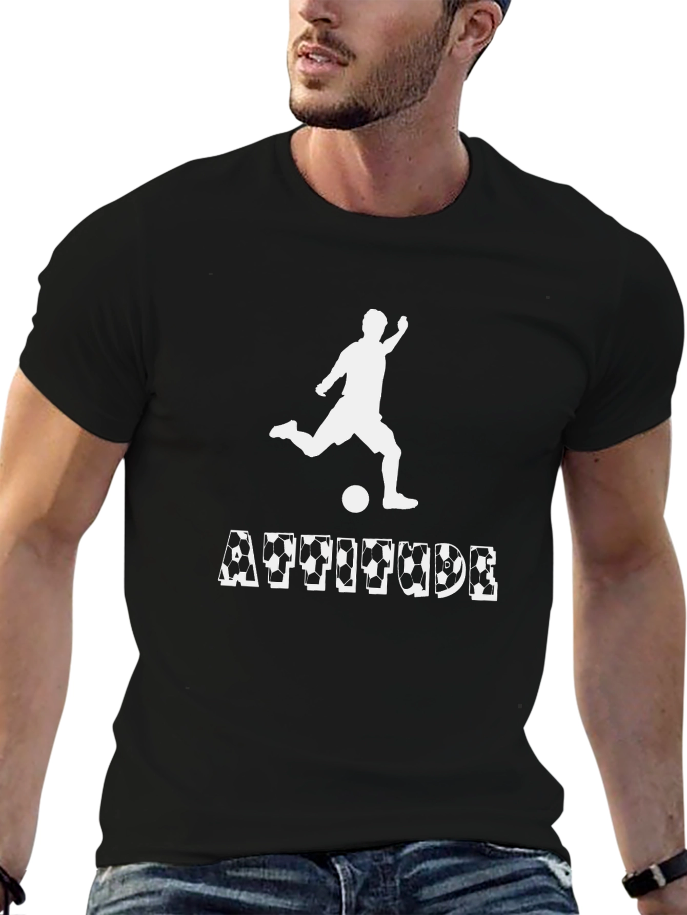 Attitude Soccer Graphic Tee