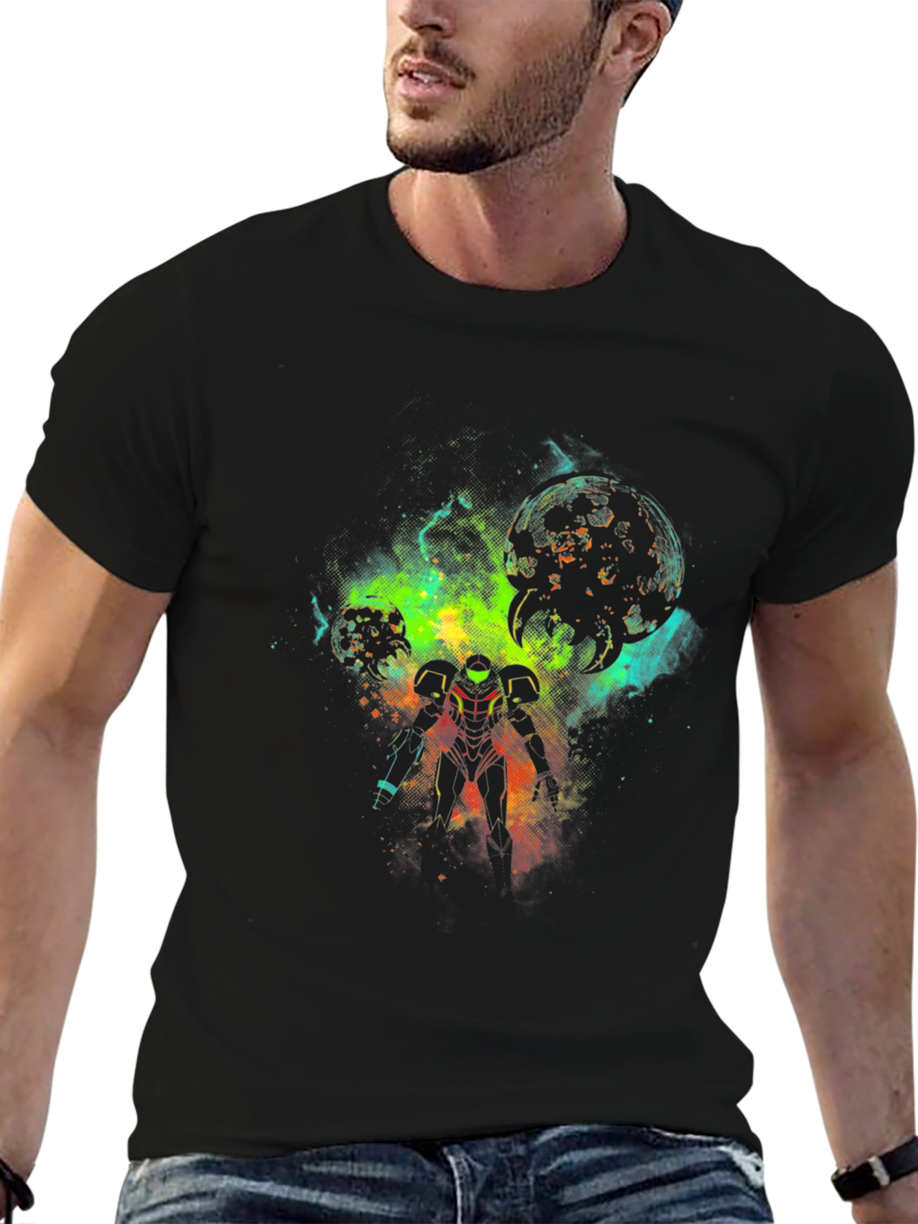 Metroid Inspired Graphic T-Shirt