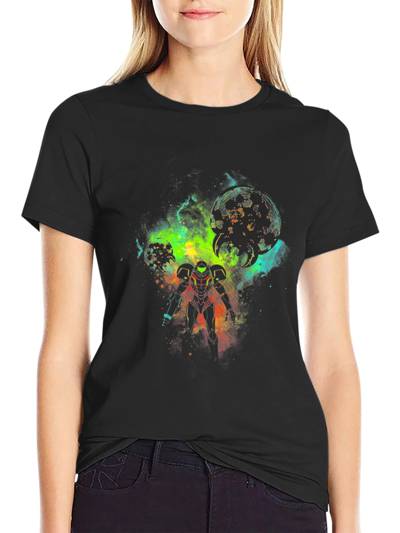 Metroid Inspired Graphic T-Shirt