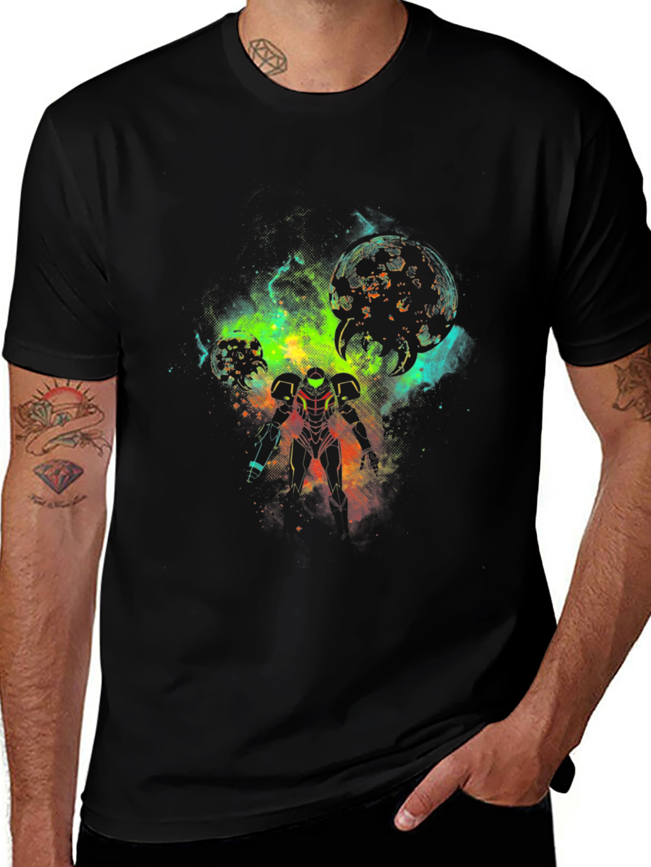 Metroid Inspired Graphic T-Shirt