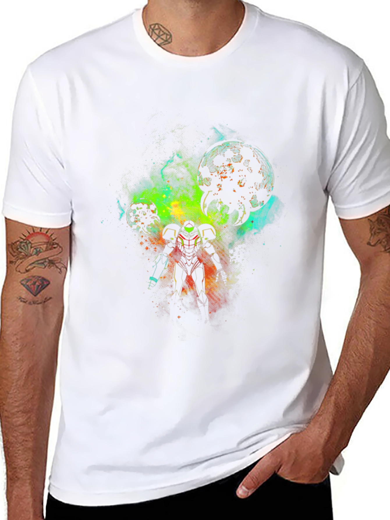 Metroid Inspired Graphic T-Shirt