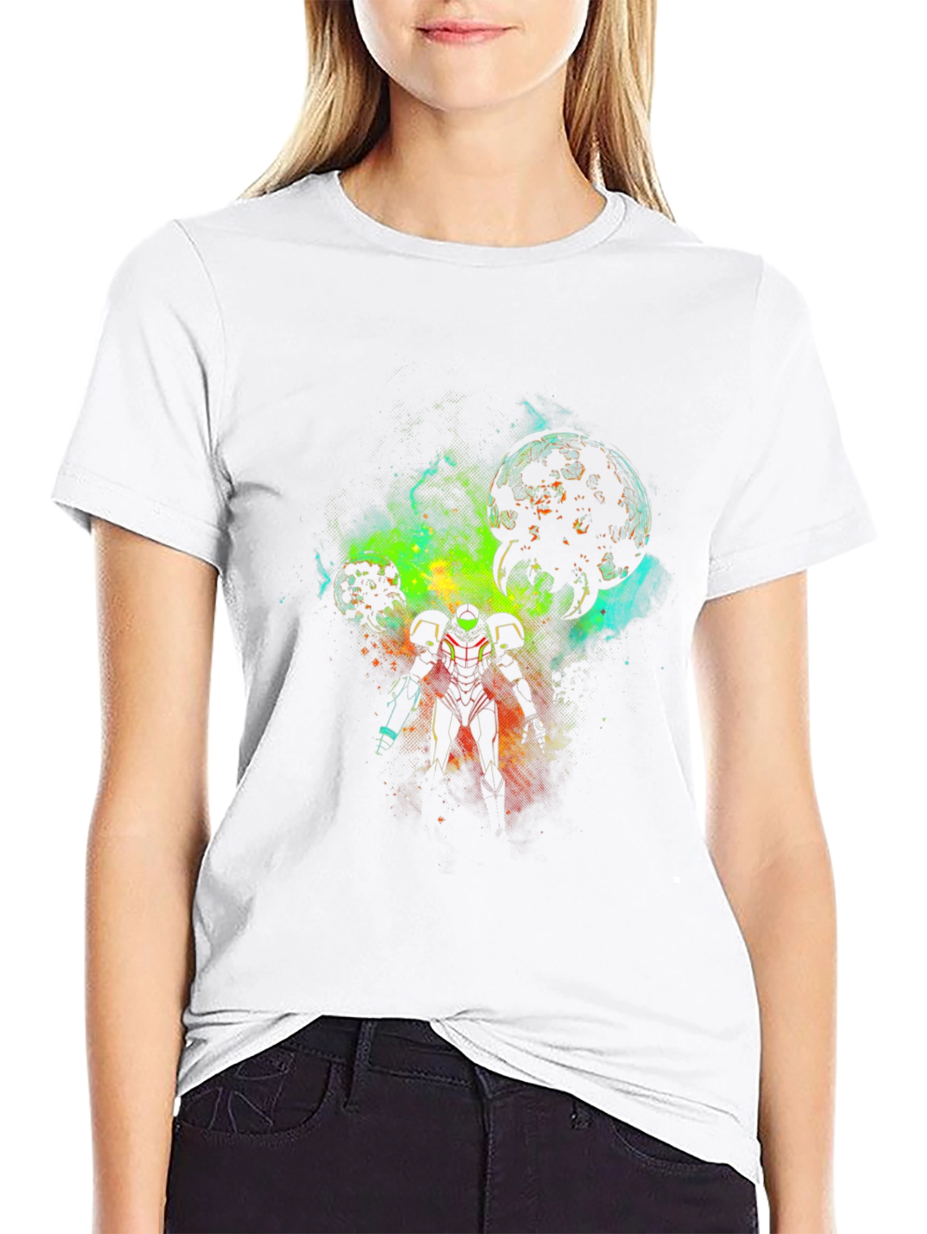Metroid Inspired Graphic T-Shirt