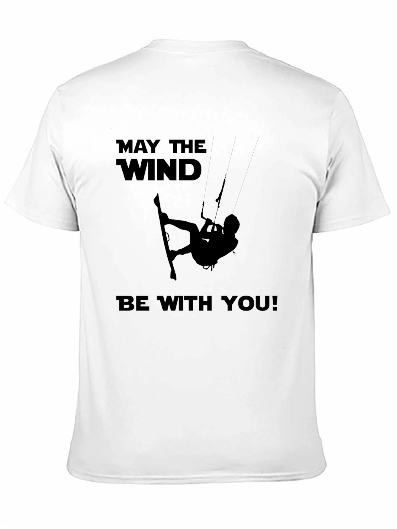 May The Wind Be With You Kitesurfing T-Shirt
