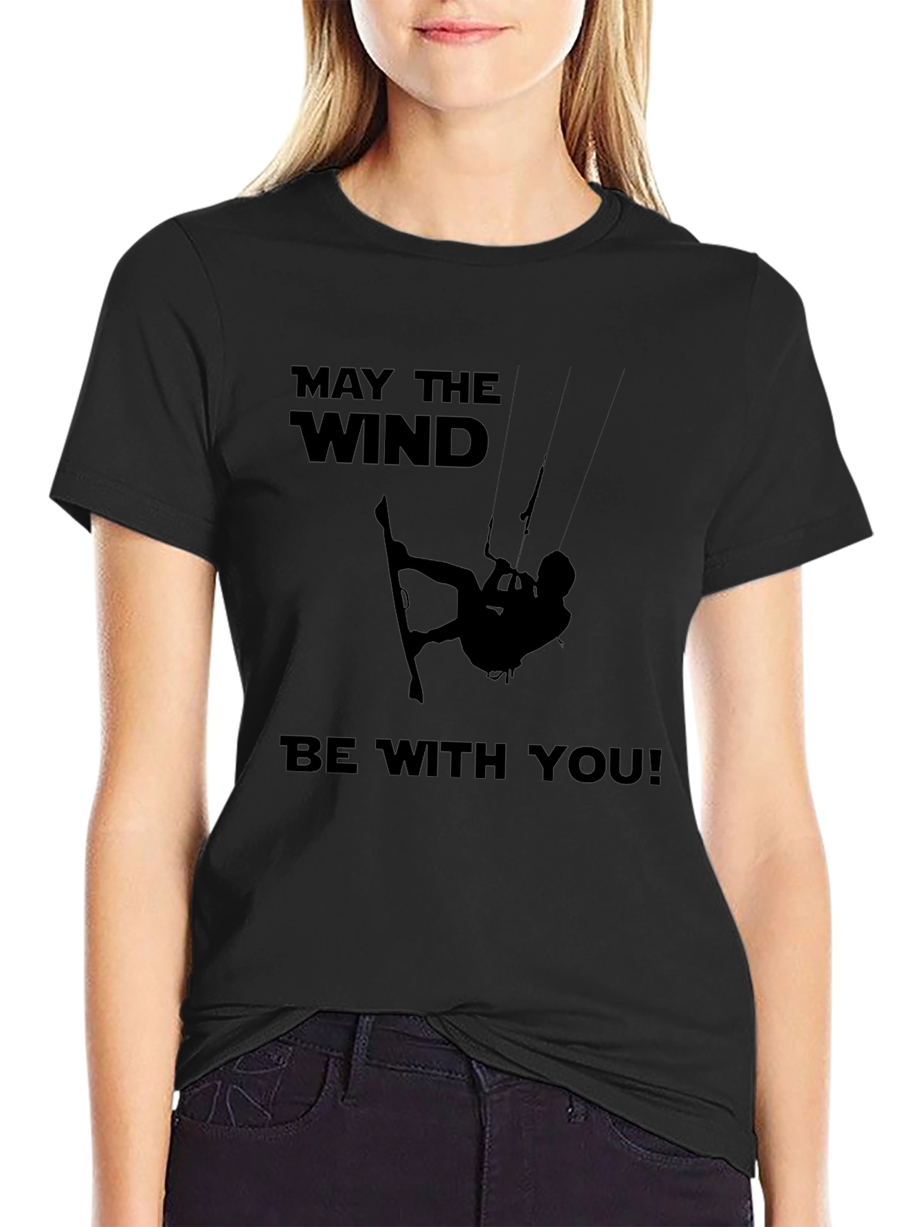 May The Wind Be With You Kitesurfing T-Shirt