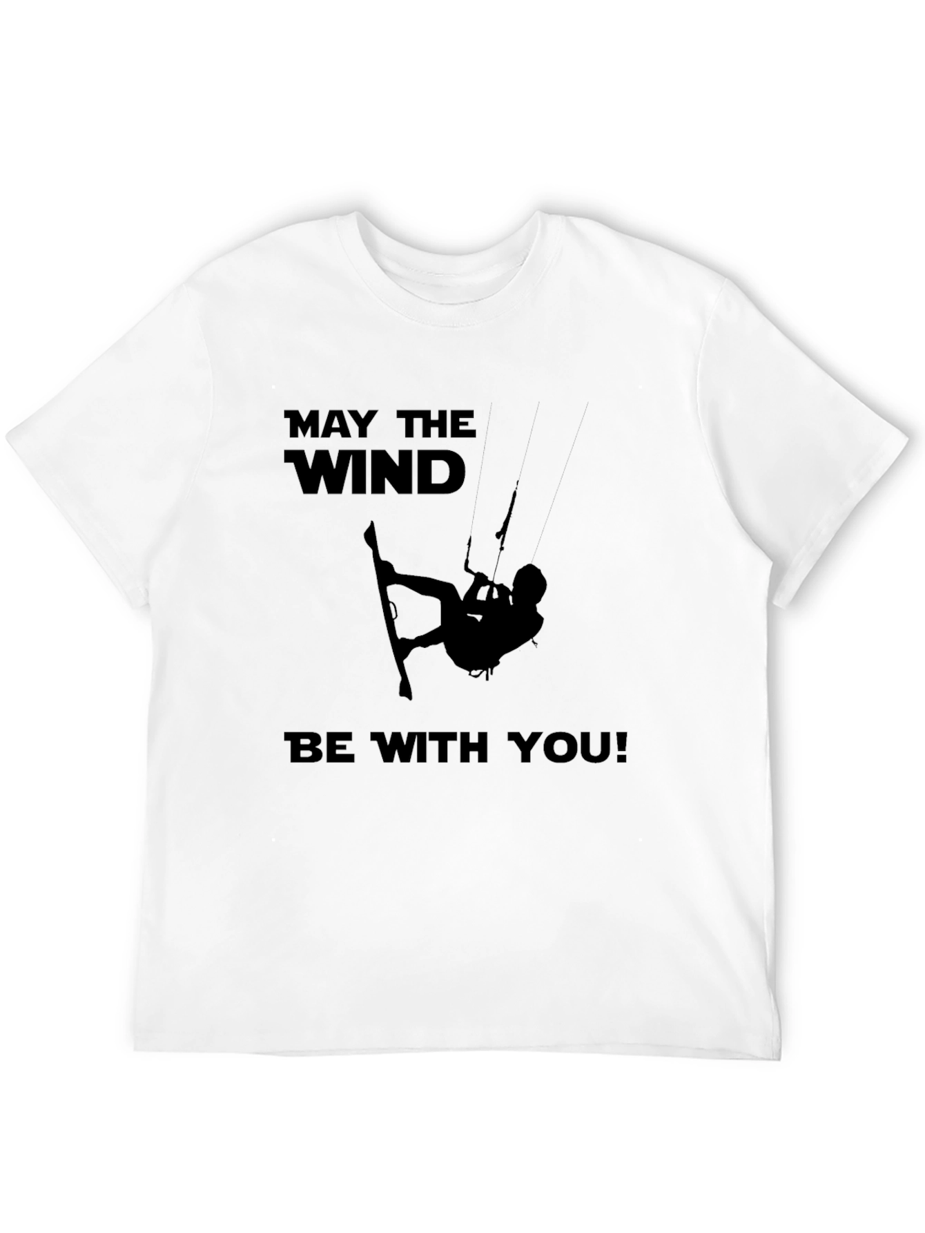 May The Wind Be With You Kitesurfing T-Shirt