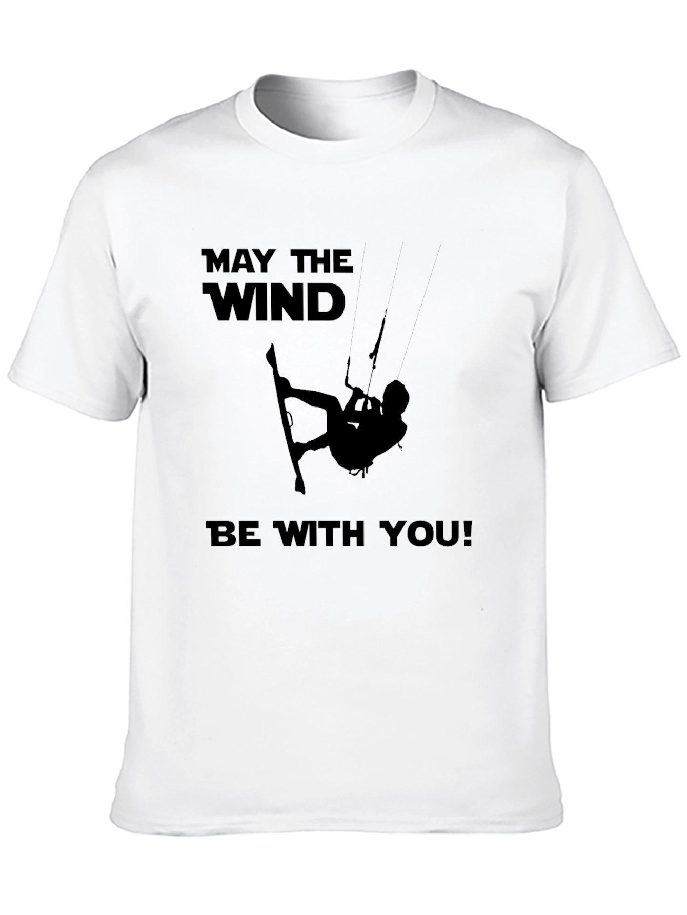 May The Wind Be With You Kitesurfing T-Shirt