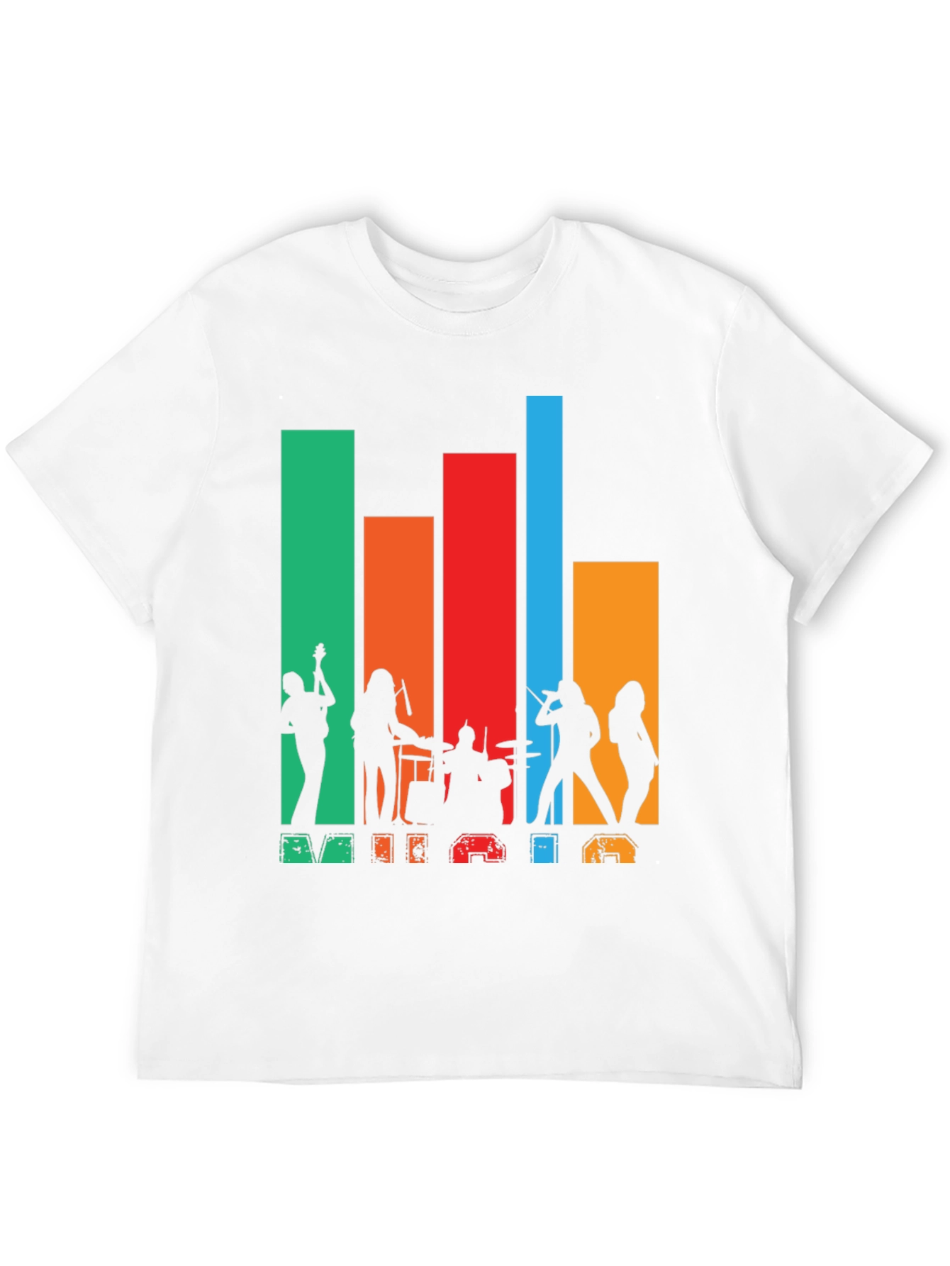 Retro Music Band Silhouette T-Shirt