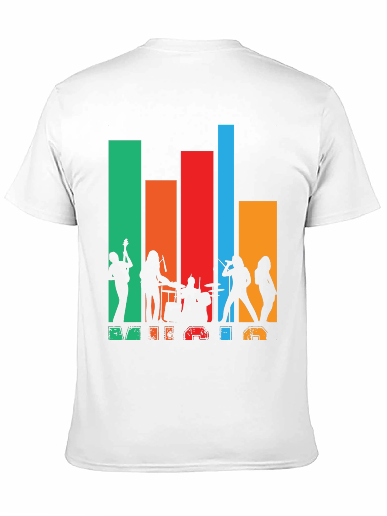Retro Music Band Silhouette T-Shirt