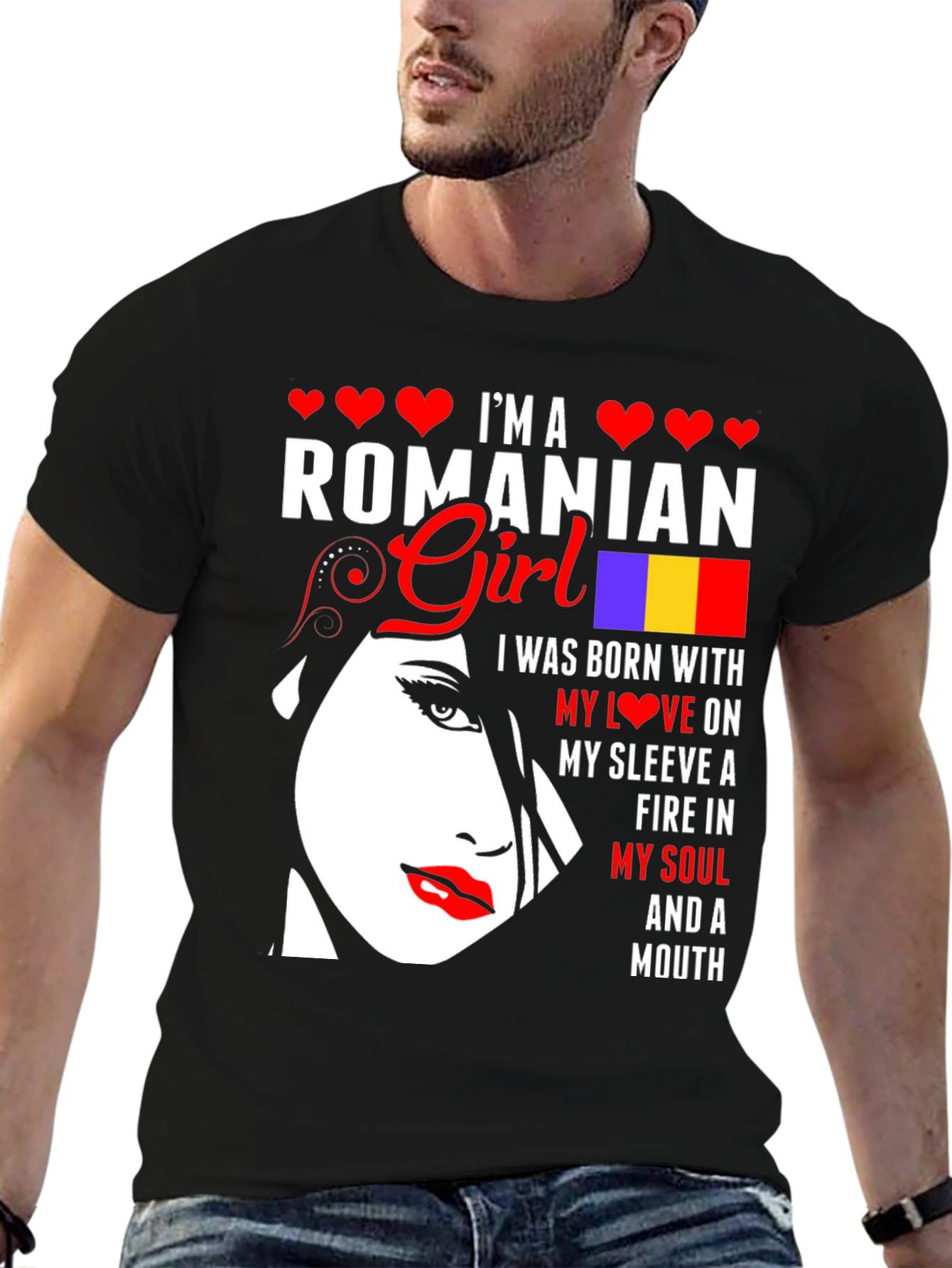 Im a Romanian Girl Graphic T-Shirt