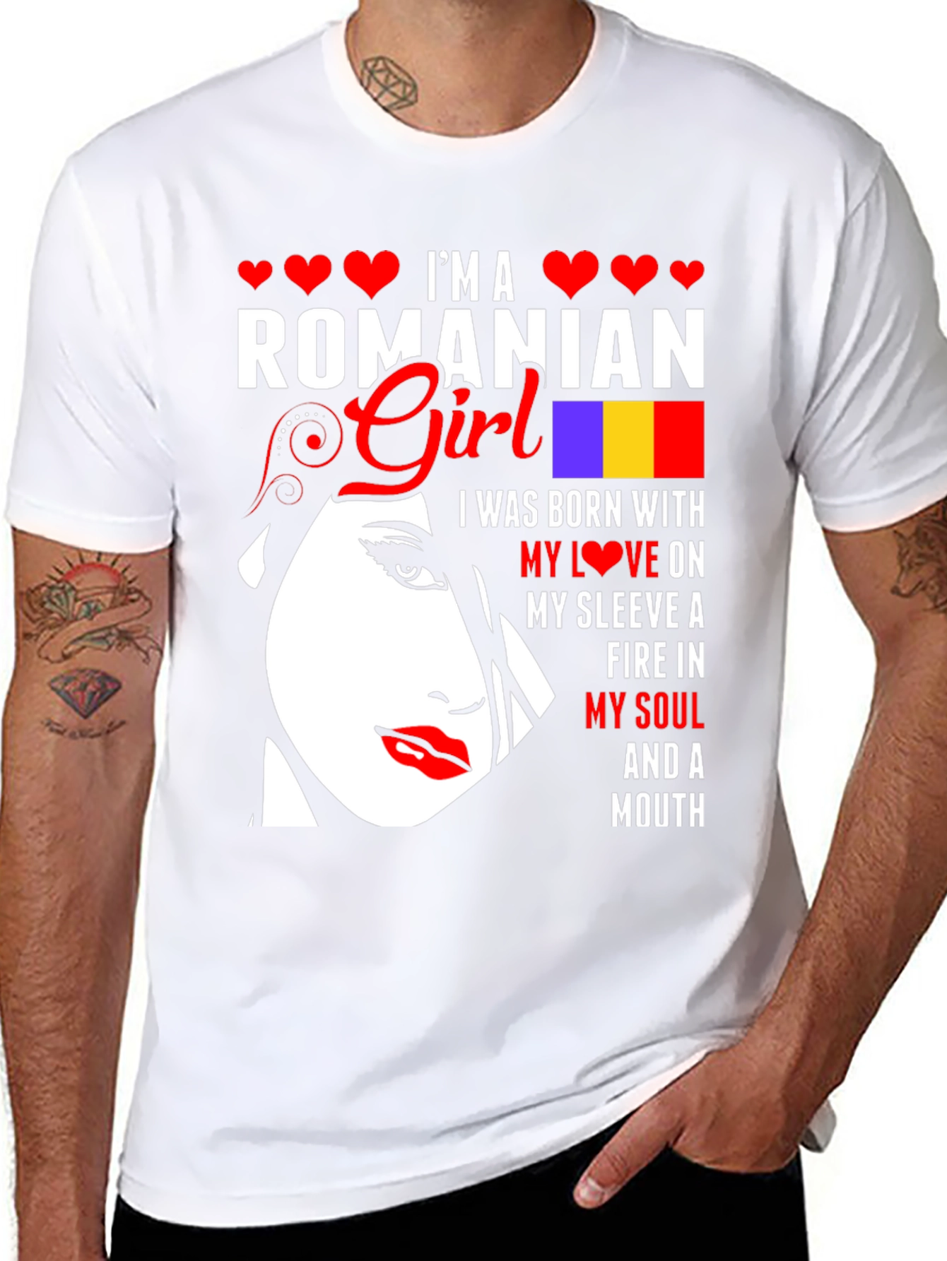 Im a Romanian Girl Graphic T-Shirt