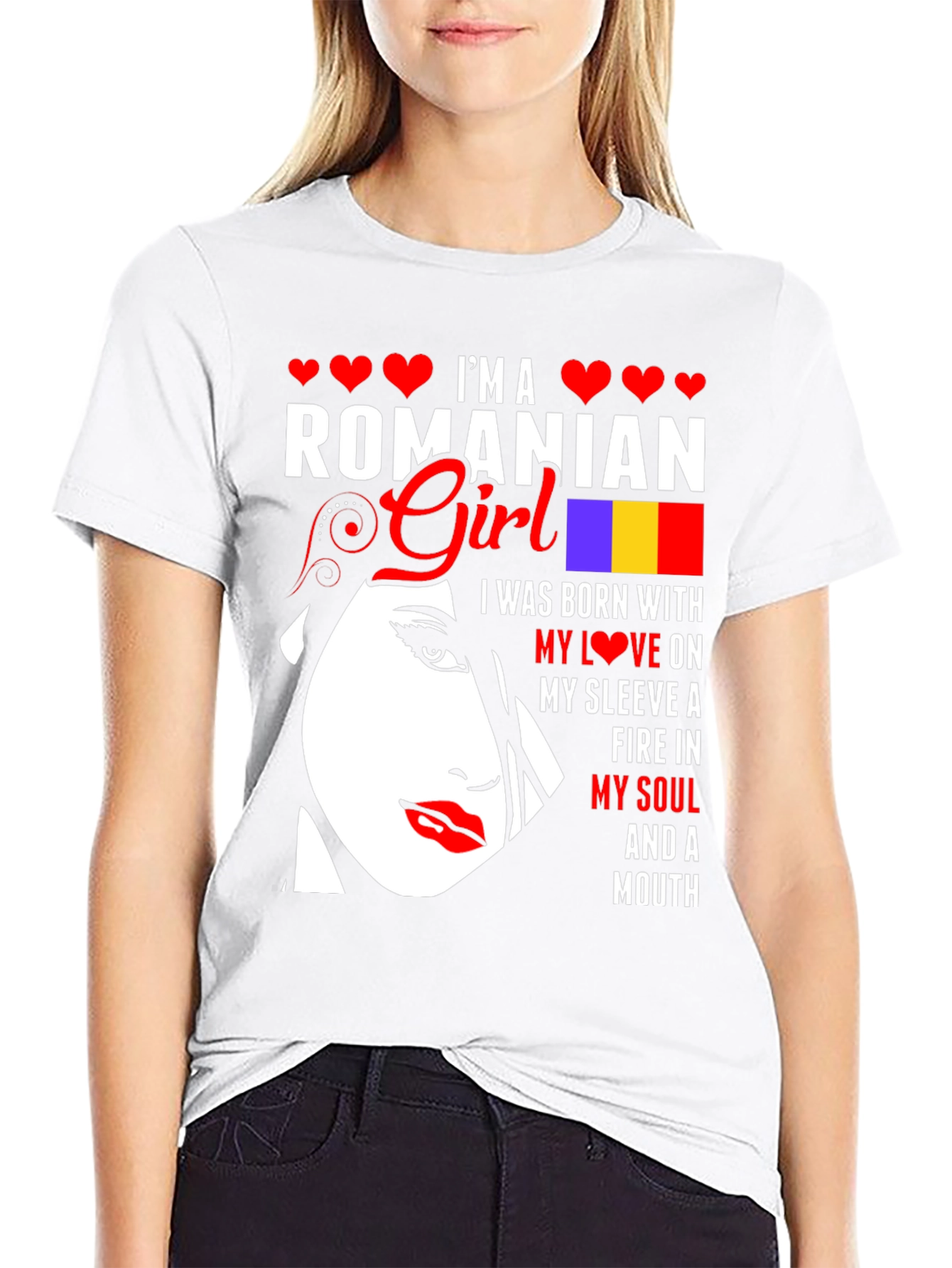 Im a Romanian Girl Graphic T-Shirt