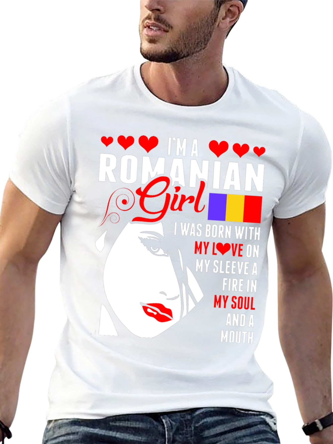 Im a Romanian Girl Graphic T-Shirt